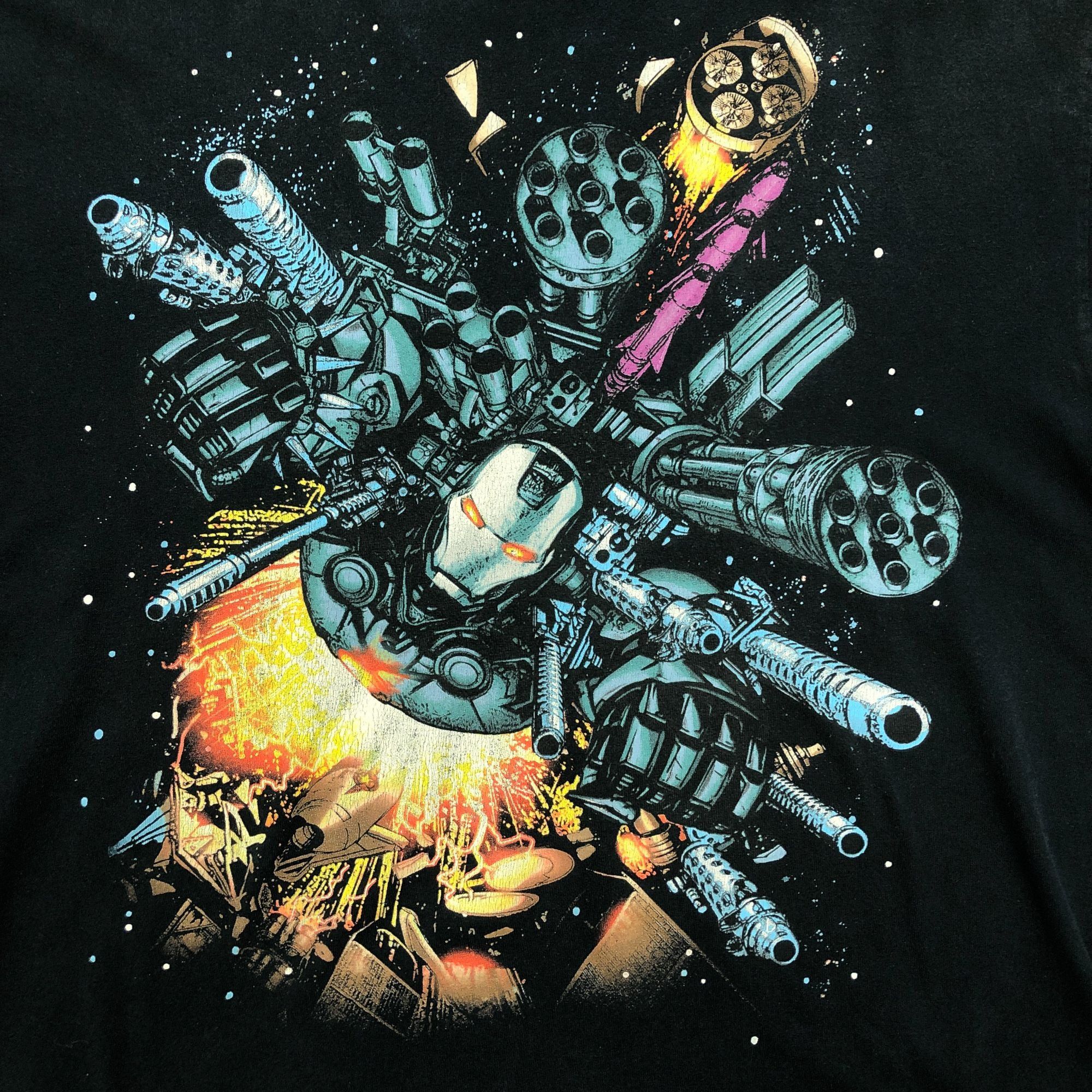 Marvel Comics Vintage Pre-Owned Marvel War Machine Navy T-Shirt - Size XL Size US XL / EU 56 / 4 - 2 Thumbnail