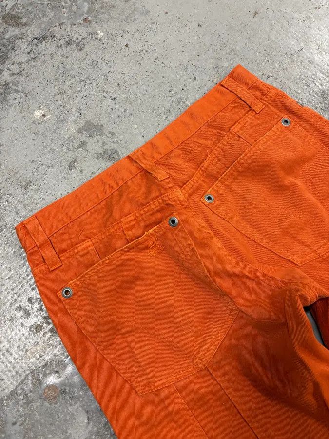 Dolce & Gabbana AW2003 Dolce & Gabbana Orange Distressed Denim Jeans Size US 31 - 8 Thumbnail
