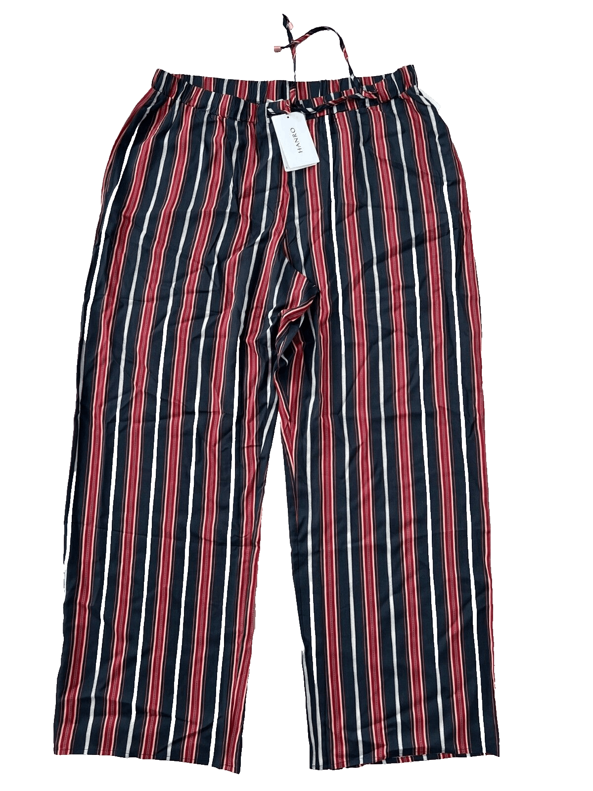 Hanro Hanro Lounge Sleep Marsala Stripe Pyjama Pants ( L ) Size 24" / US 00 / IT 34 - 4 Thumbnail
