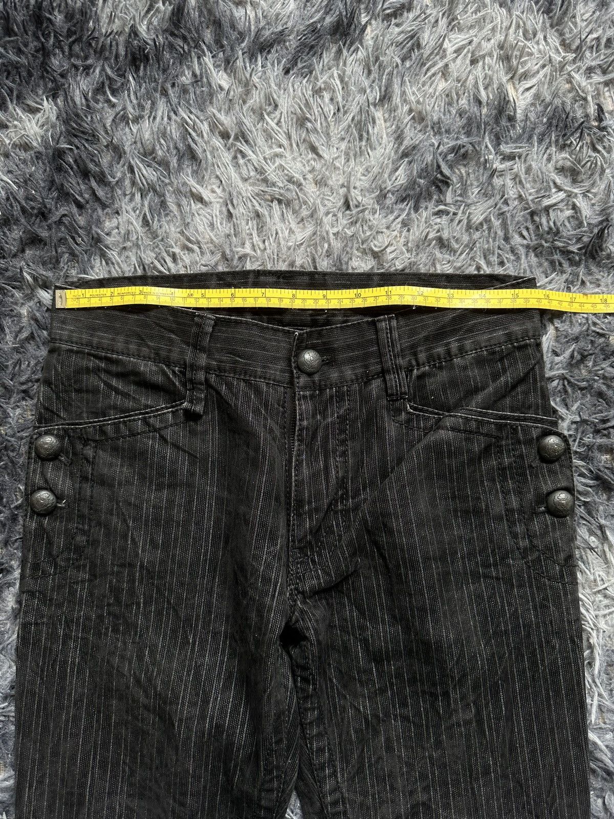 JUN MEN 2010's JUNMEN Japan velour denim gothic jeans Size US 32 / EU 48 - 15 Thumbnail