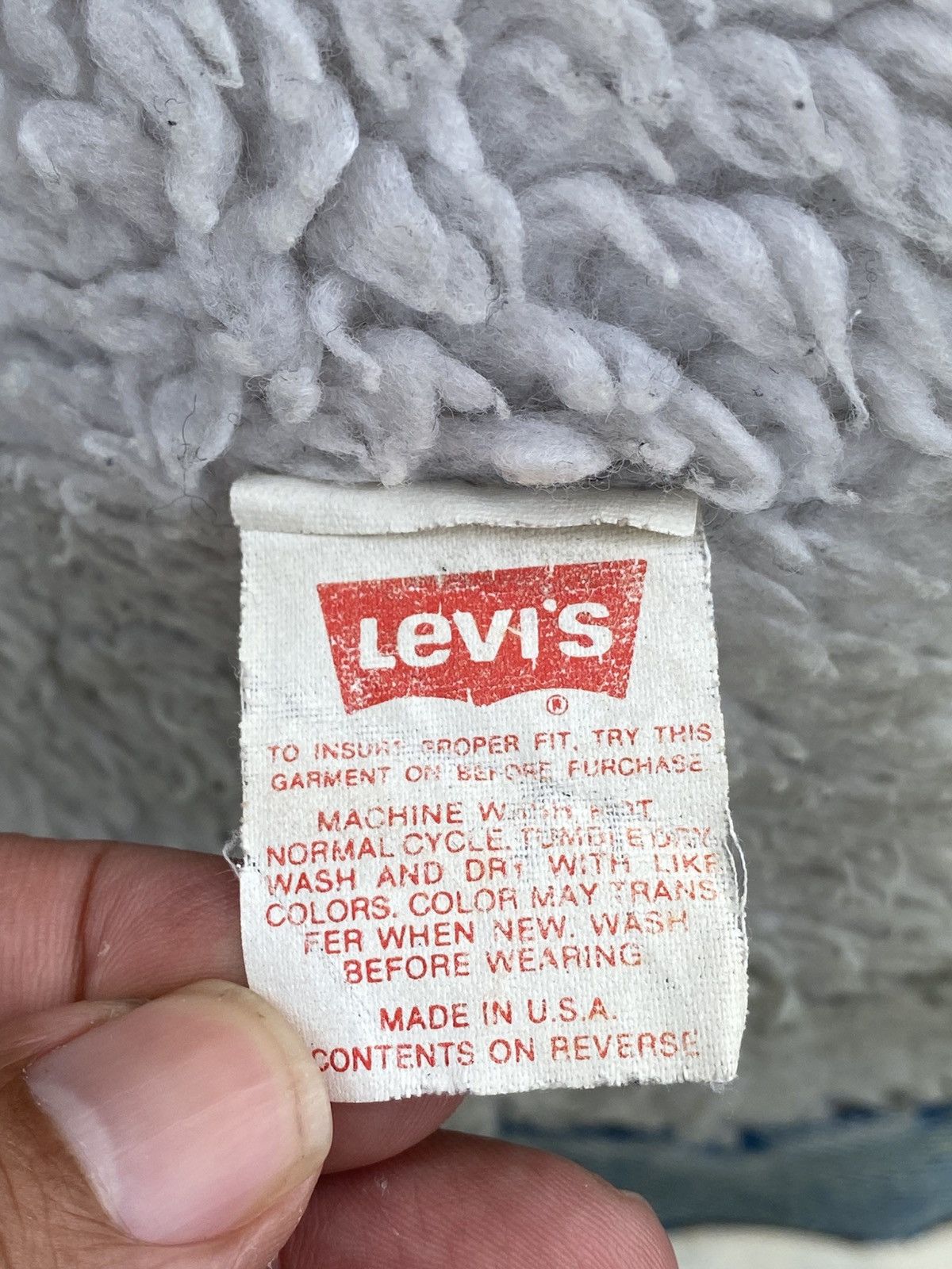 Levi's Vintage 90s Levis sherpa denim jacket Size US M / EU 48-50 / 2 - 9 Thumbnail