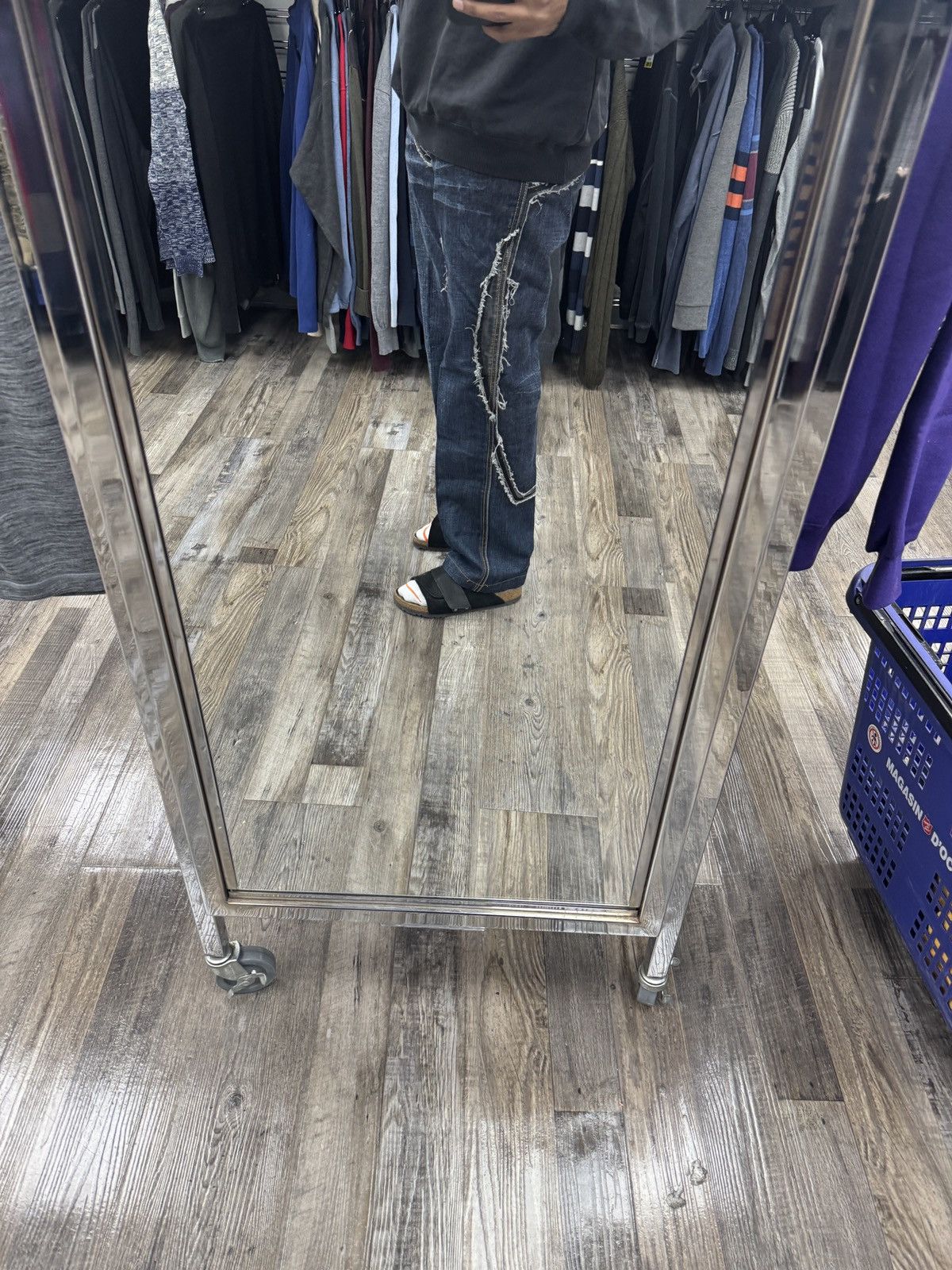 Japanese Brand × Jean Vintage Tough Jeansmith Bootcut Embroidered Japanese Denim Size US 29 - 12 Thumbnail