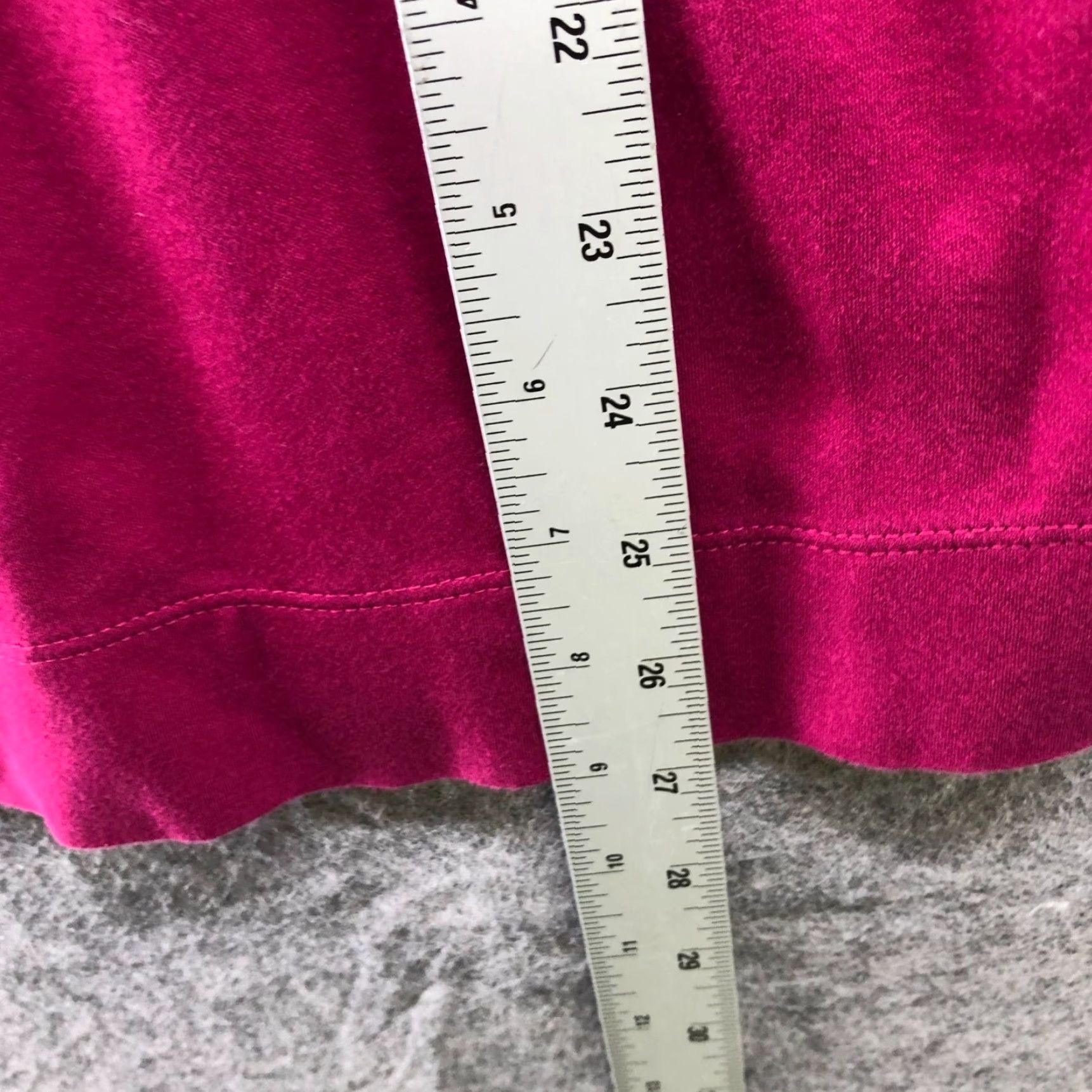 J. Jill J. Jill Simply Supima Tunic T Shirt Womens S Pink Long Sleeve Round Neck Size S / US 4 / IT 40 - 7 Thumbnail