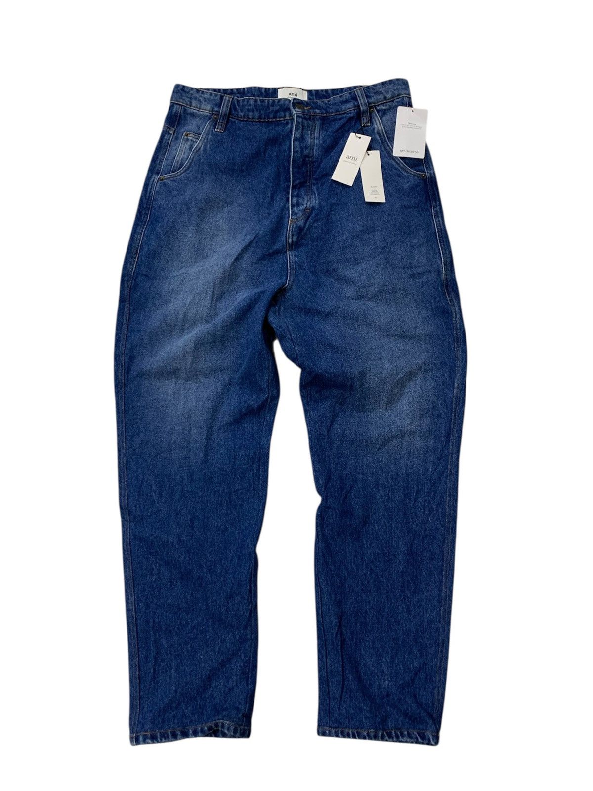 AMI 🐍 AMI Paris Alex Fit Blue Jeans Size US 34 / EU 50 - 1 Thumbnail