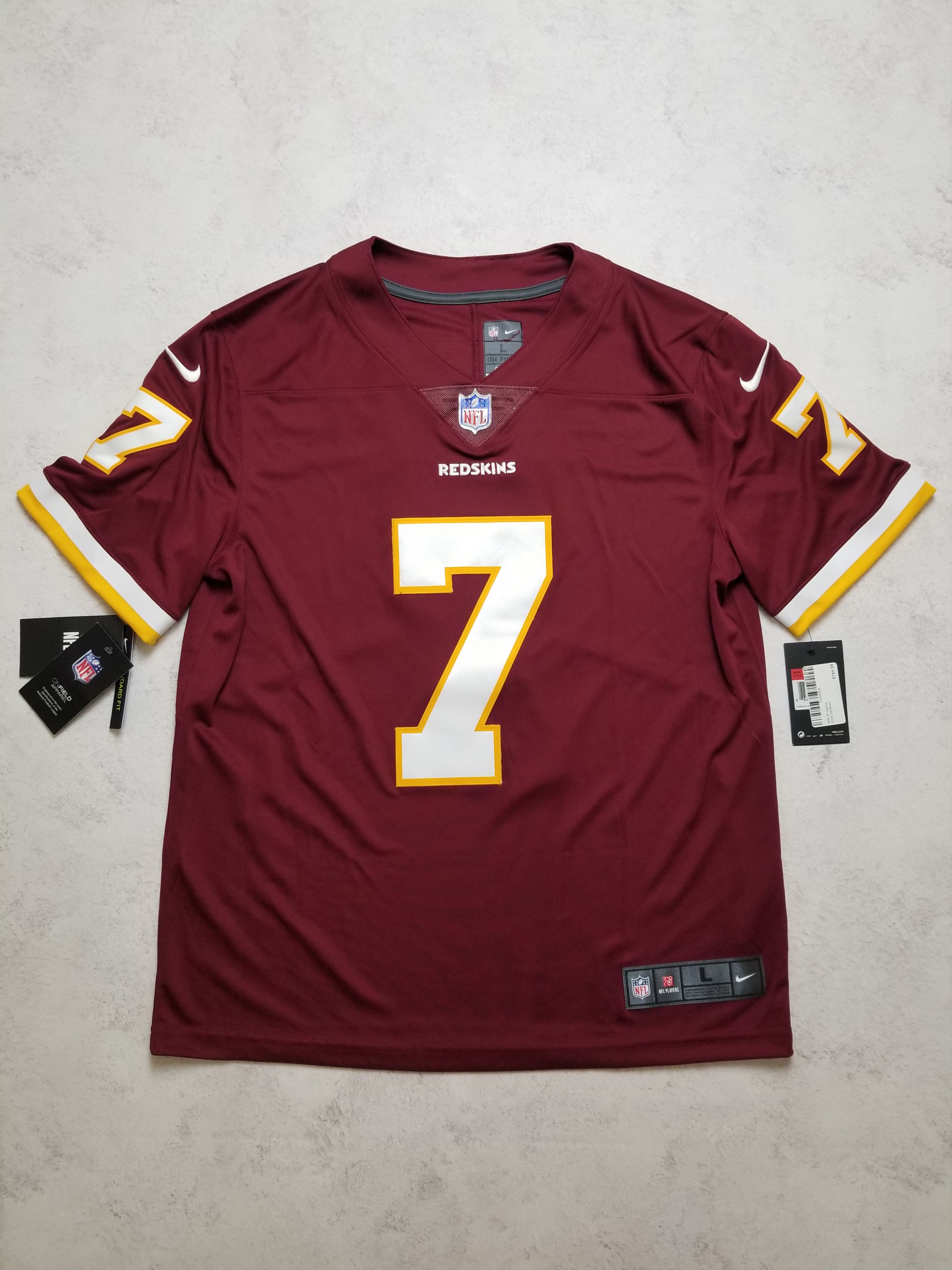 Nike Dwayne Haskins #7 Washington Redskins Limited Sewn Jersey Size US L / EU 52-54 / 3 - 1 Thumbnail