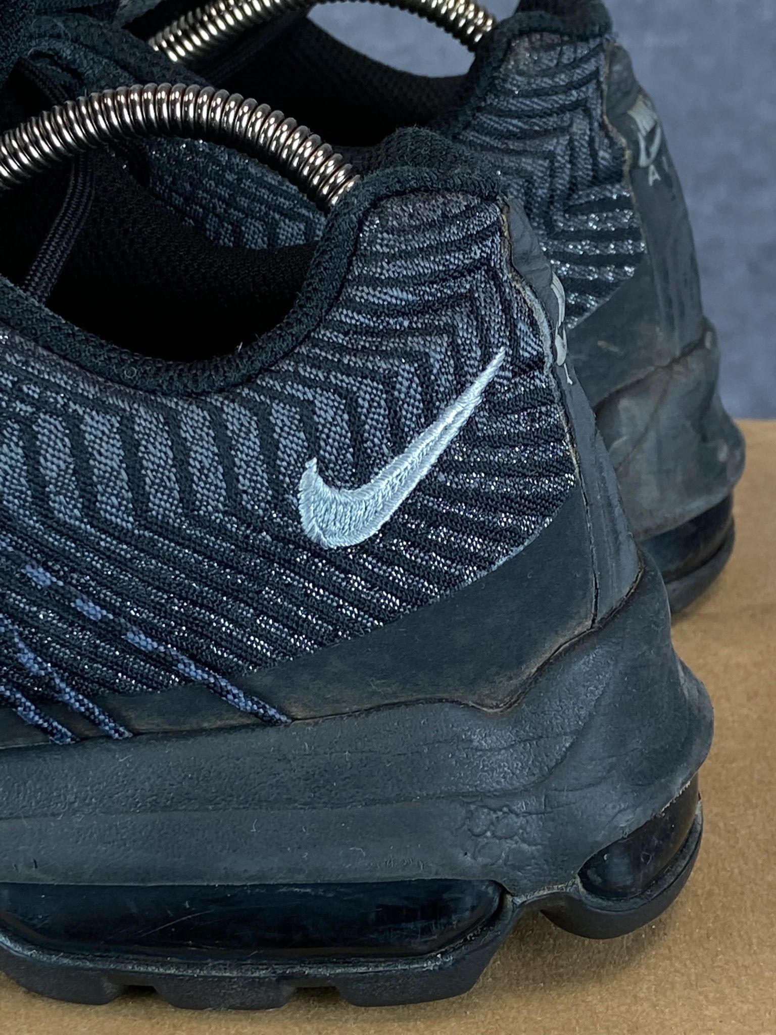 Nike Nike Air Max Black Sport Shoes Size 38.5 Size US 5.5 / EU 38 - 3 Thumbnail
