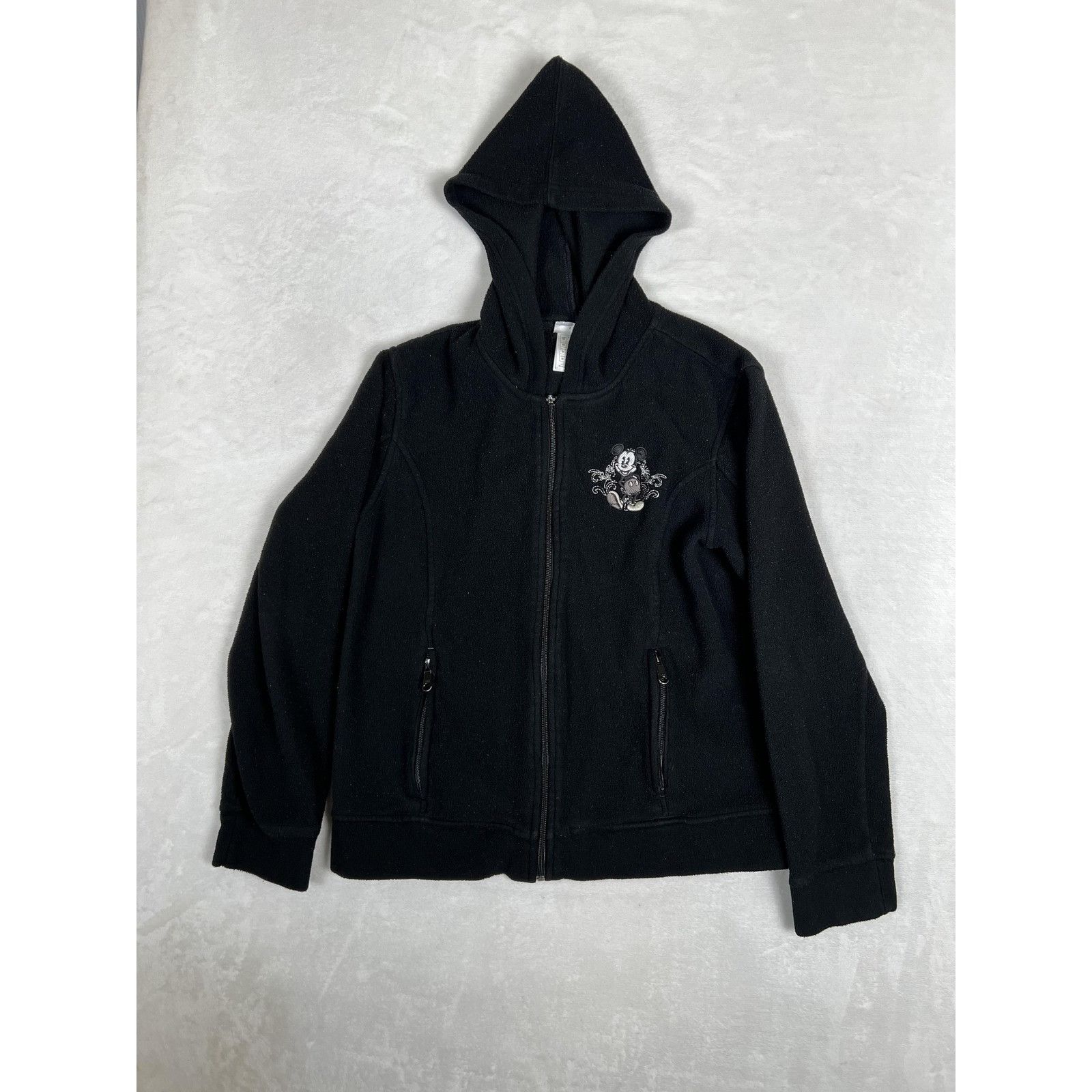 Disney Vintage Disneyland Mickey Mouse Disney Fleece Jacket Women's Size M / US 6-8 / IT 42-44 - 2 Thumbnail