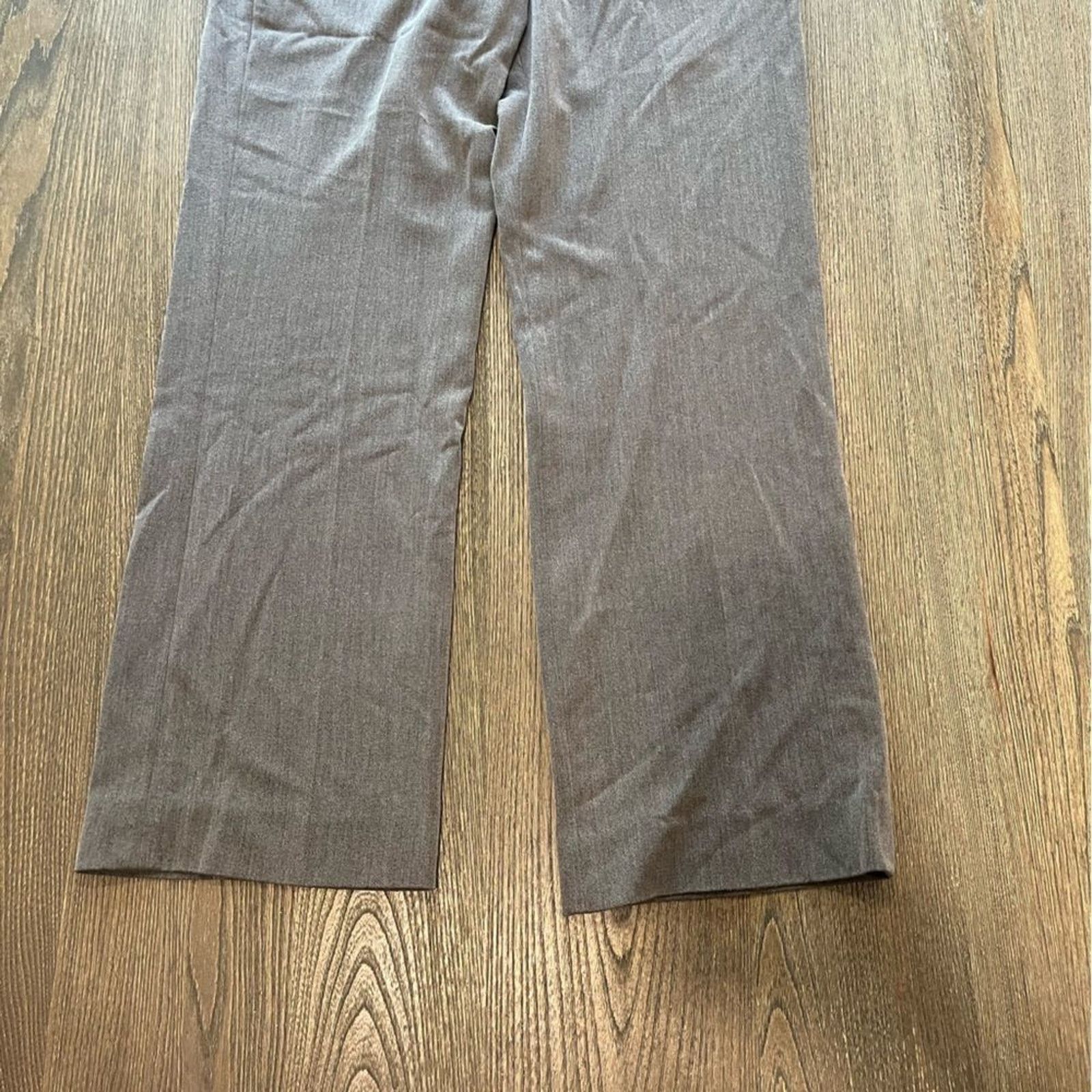 Vintage Bandolino Blu Medium Heathered Gray Straight Legs Size 8 Size 30" / US 8 / IT 44 - 3 Thumbnail