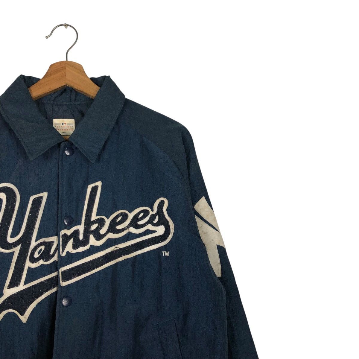 Vintage 📌Vintage Bomber Jacket Yankees Mlb New York Big Logo Size US M / EU 48-50 / 2 - 6 Thumbnail