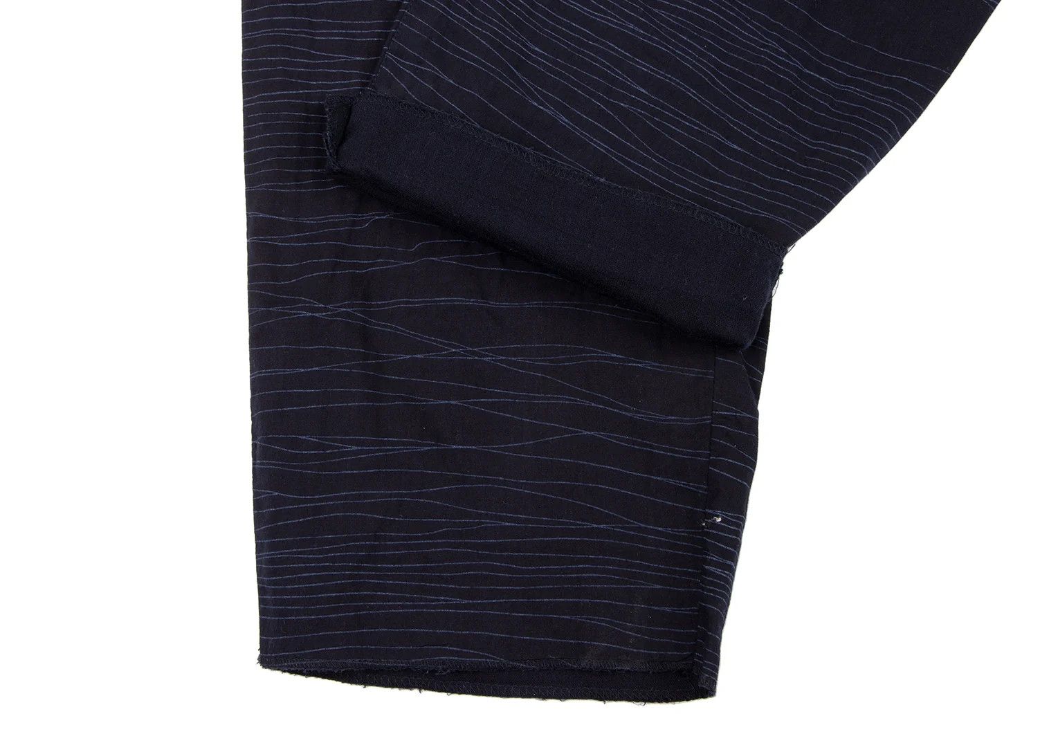 Issey Miyake Cotton Random Stripe Tapered Pants in Navy XL Size US 38 / EU 54 - 8 Thumbnail