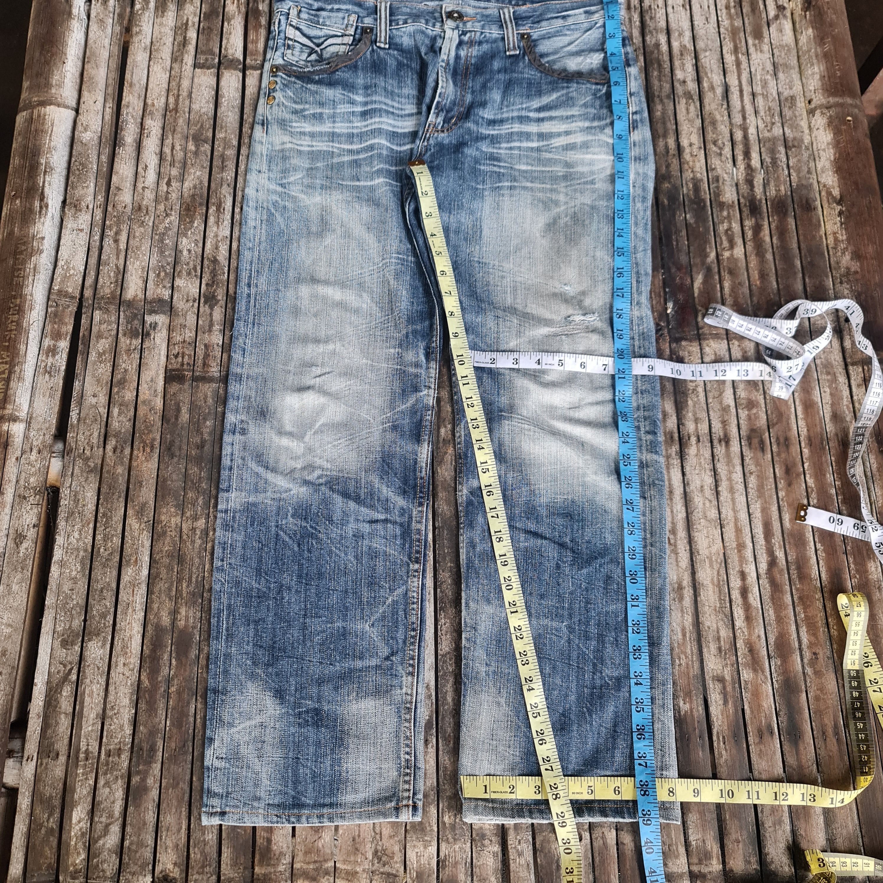 Japanese Brand Vintage Oririn embroidery logo jeans j0001 Size US 34 / EU 50 - 13 Thumbnail