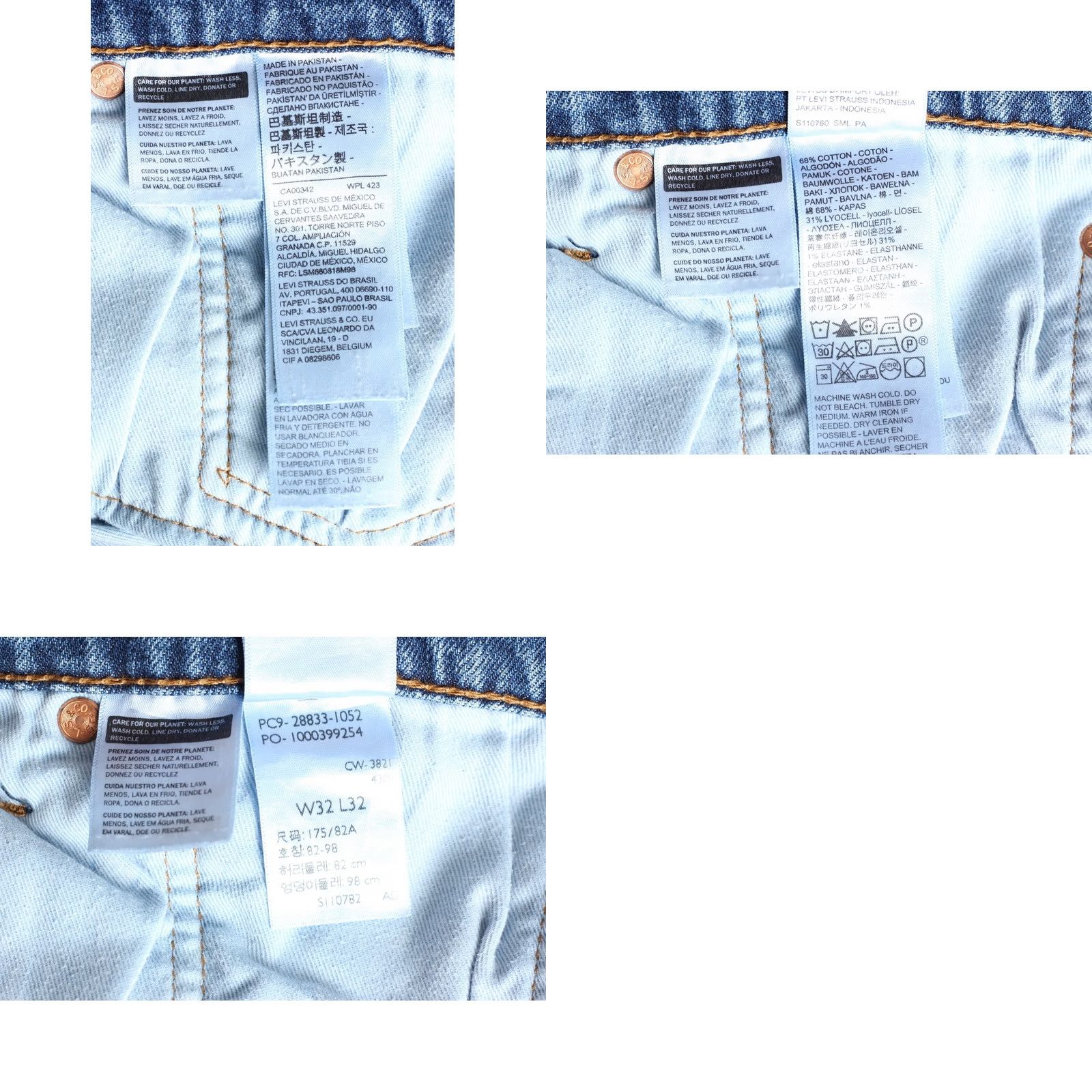 Levi's LEVI’S PREMIUM 512 Slim Tapered Jeans Men Size W32 ~L29 Stretch Big E DZ8185 Size US 32 / EU 48 - 8 Thumbnail