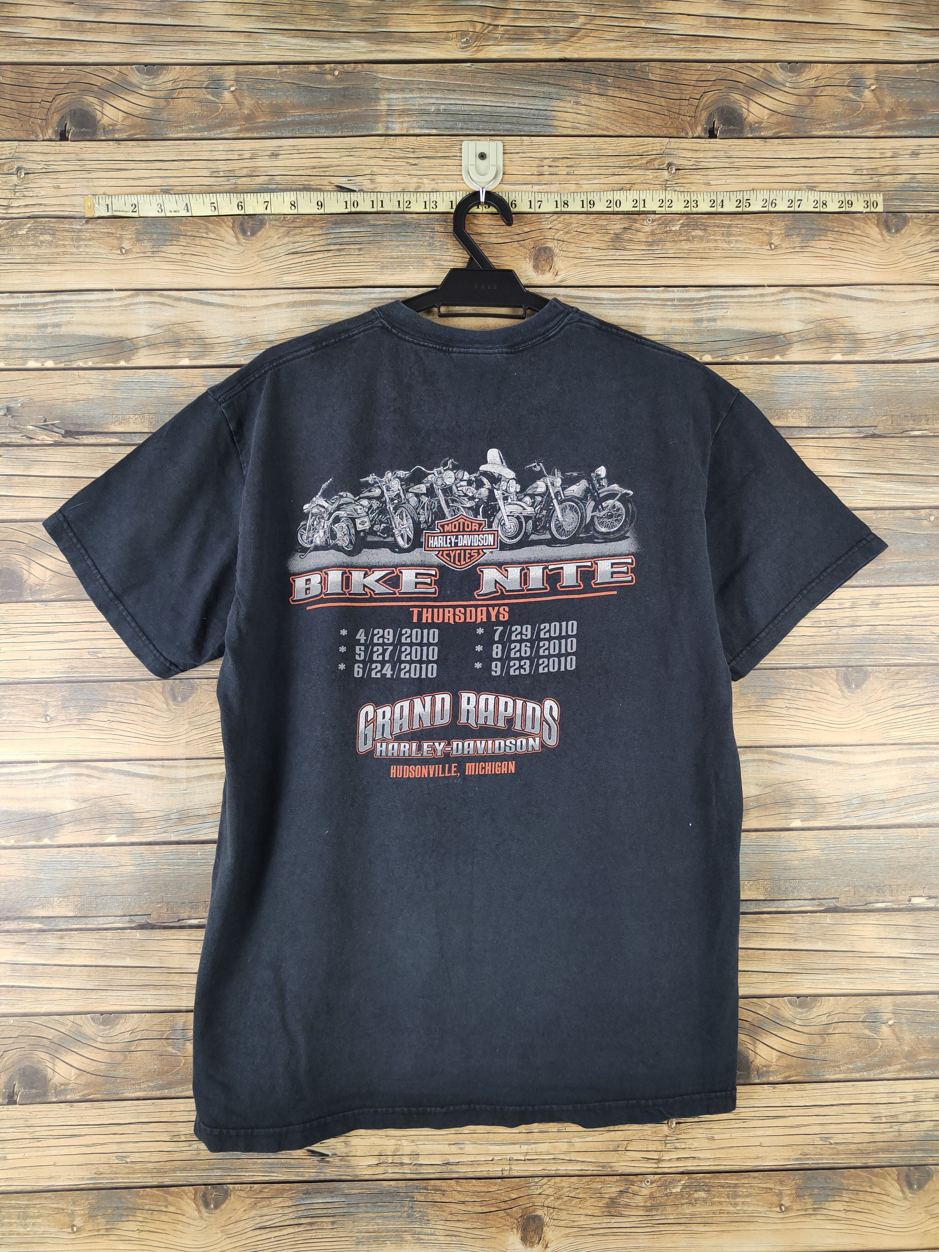 Harley Davidson DL Bike Nite Legendary Harley Davidson Black tee #1023 Size US L / EU 52-54 / 3 - 8 Thumbnail