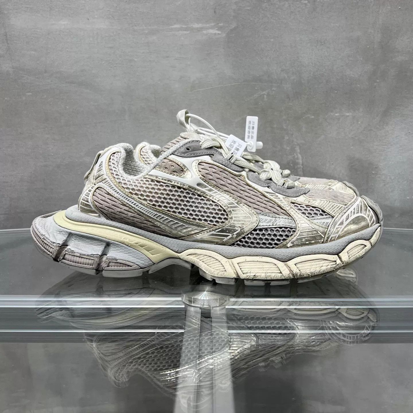 Balenciaga BLCG 3XL gray dad shoe 40 Size US 7 / EU 40 - 4 Thumbnail