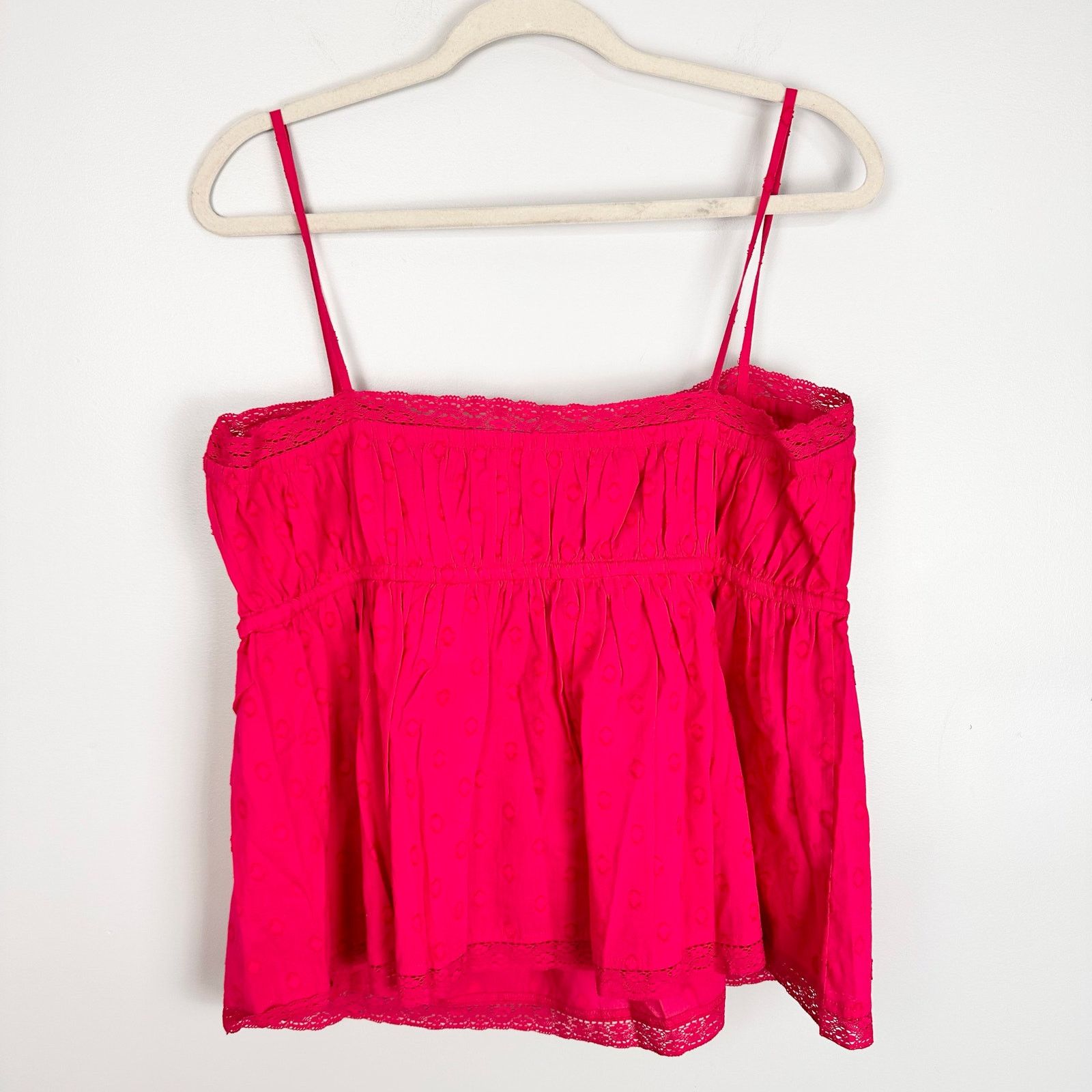 Ulla Johnson Ulla Johnson Quinn Cosmos Dotted Lace Top Size 14 NWT Size L / US 10 / IT 46 - 4 Thumbnail