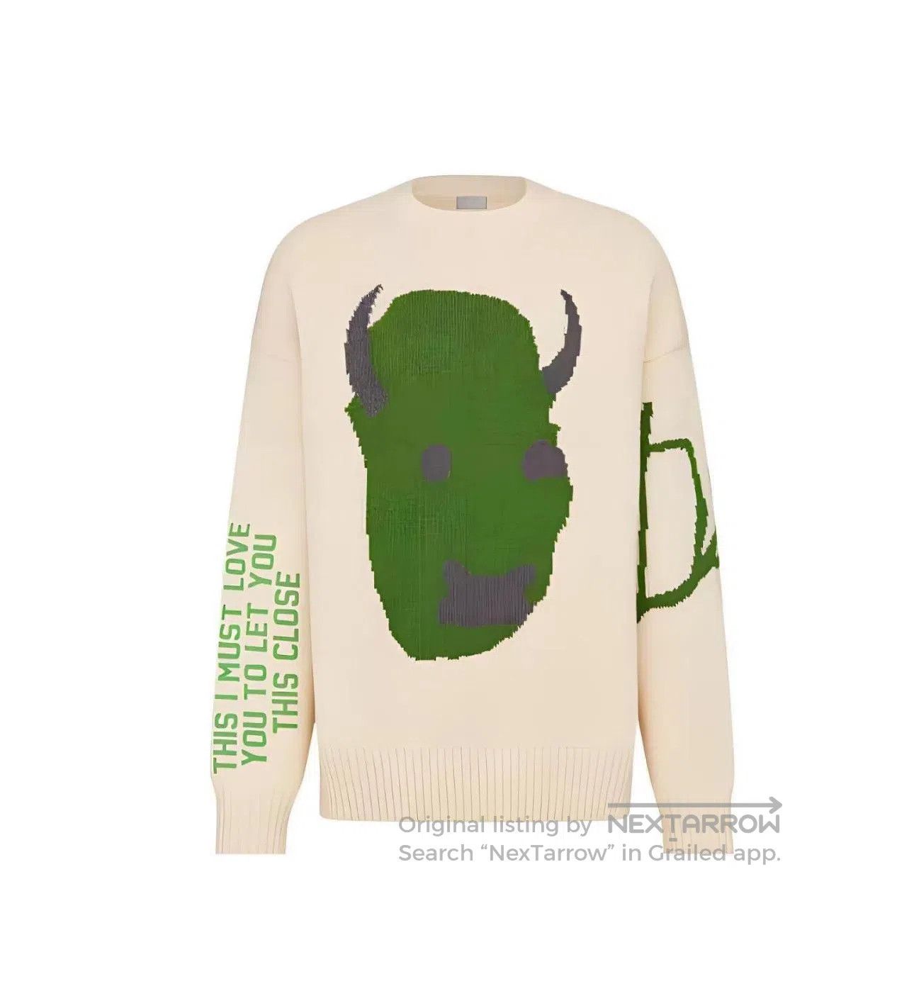Dior Dior x Travis Scott Devil Print Knit Sweater. Size US L / EU 52-54 / 3 - 6 Thumbnail