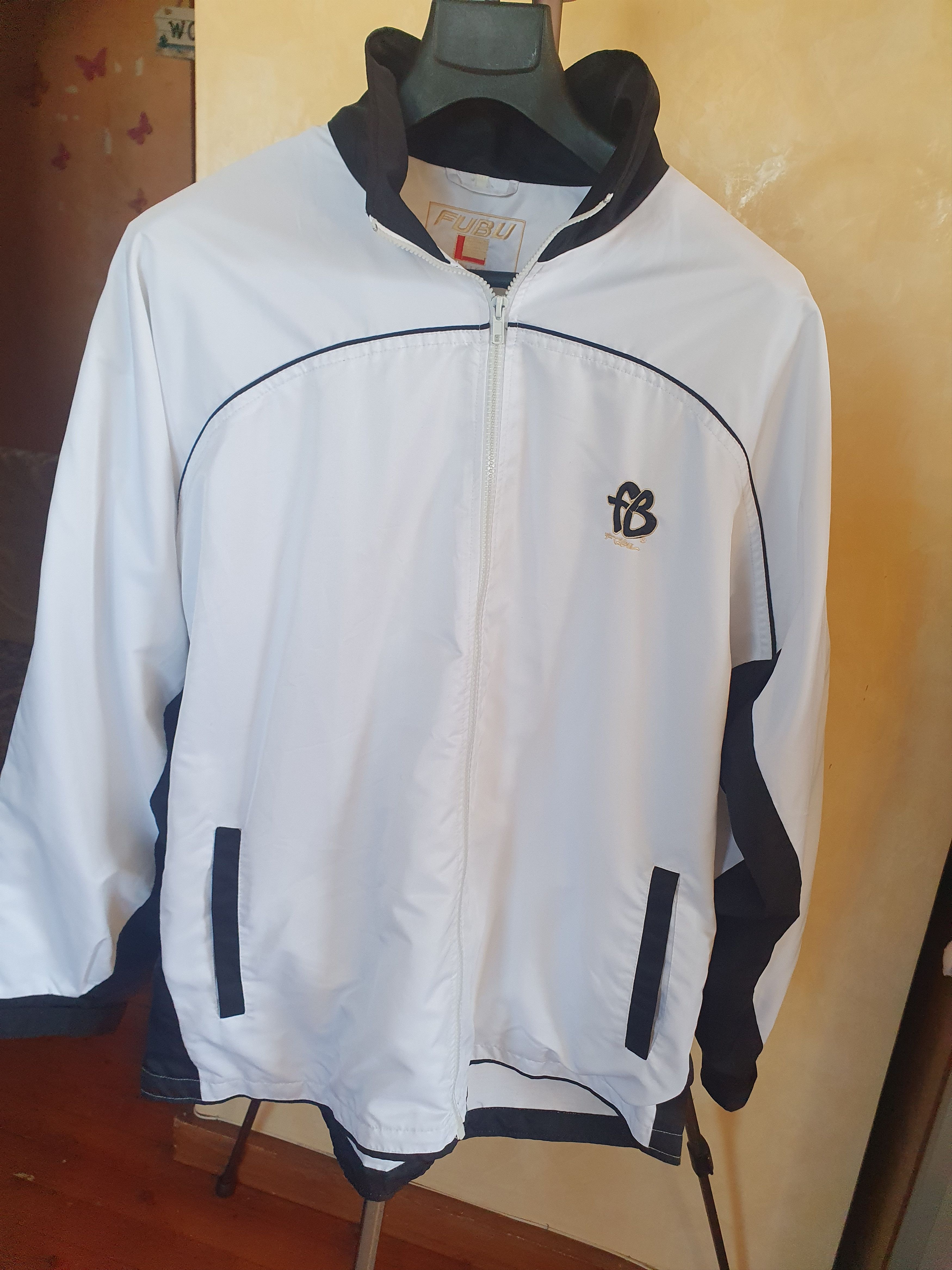 Fubu × Vintage Fubu Collection Vintage Windbreaker Y2K Jacket sz XL Size US XL / EU 56 / 4 - 5 Thumbnail