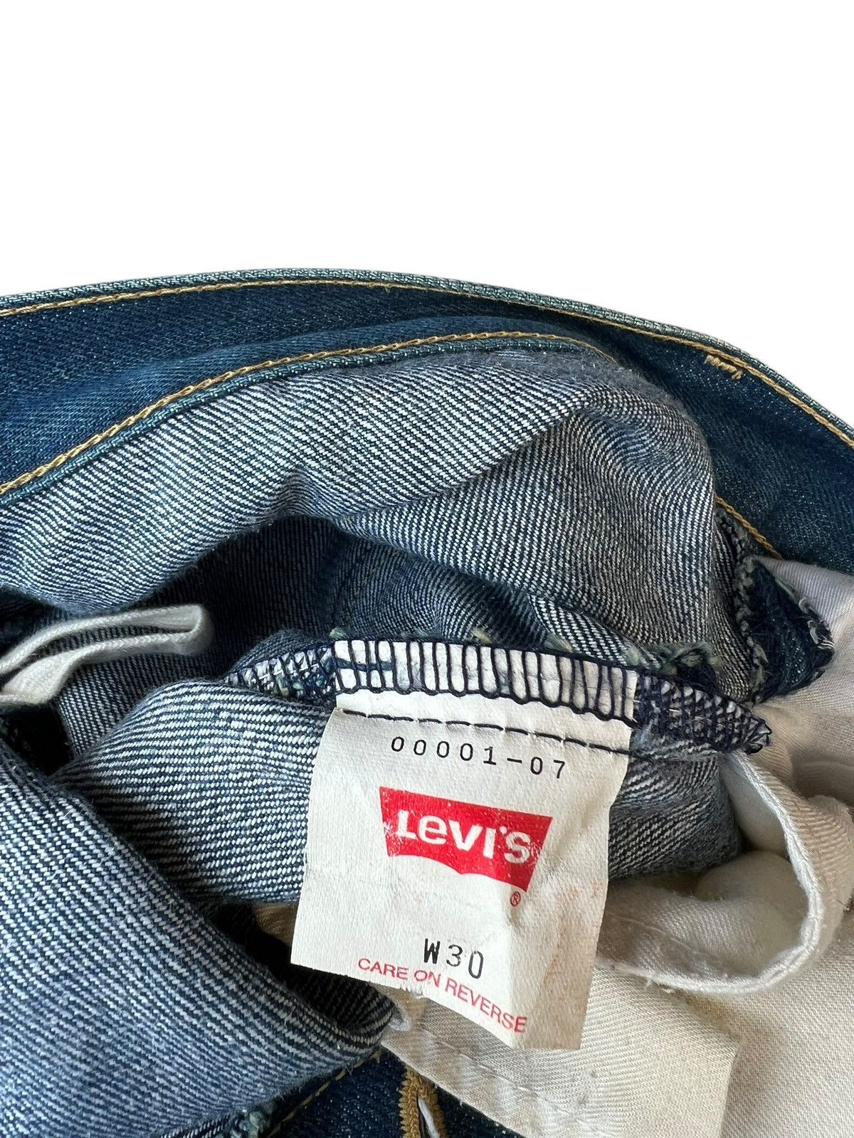 Levi's Vintage 2001 Levi’s Engineered Regular Dirty Mud Denim Jeans Size US 30 / EU 46 - 23 Thumbnail
