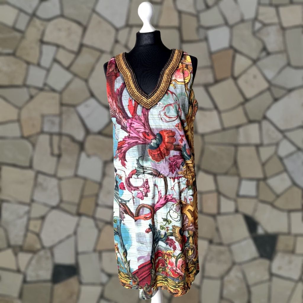 Desigual Womens Dress XL A-Line Knee Length Multicoloured 31V2L13 Christian Lacroix Desigual Dress XL Womens