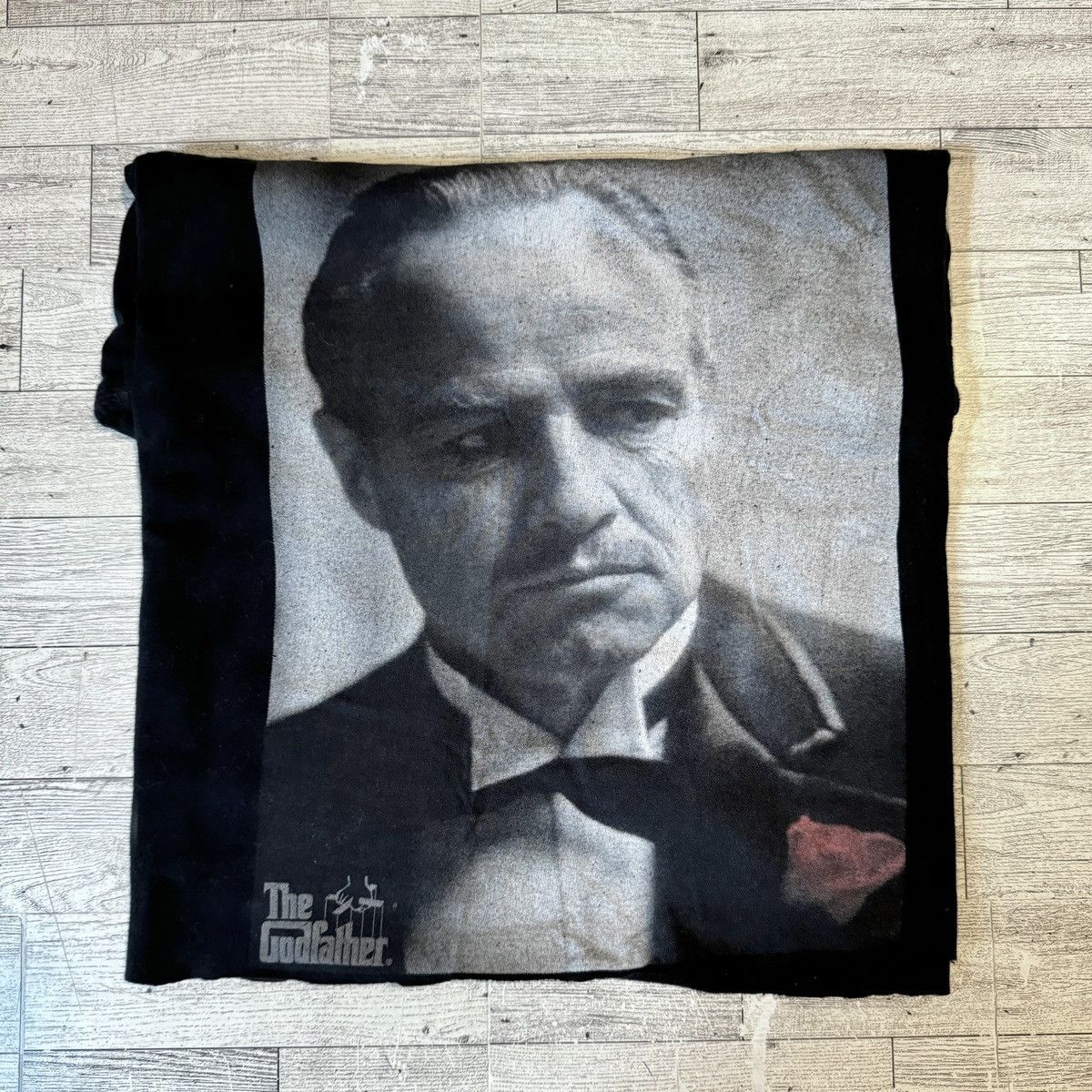 Vintage American Classics, Retro, The Godfather, Raw Hem Cropped Tee Size XL / US 12-14 / IT 48-50 - 3 Thumbnail