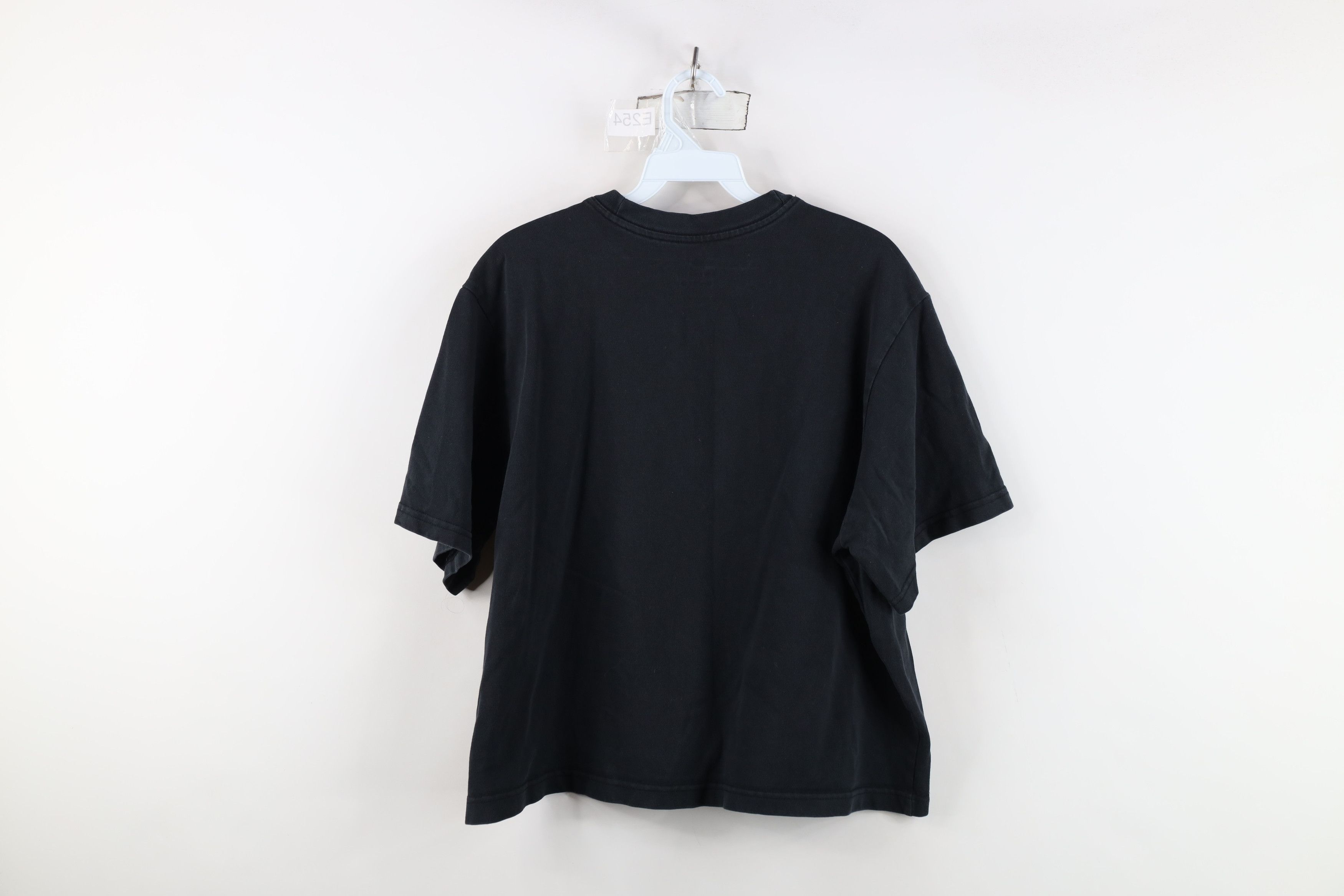 Nike Vintage Y2K Nike Center Swoosh Loose Fit Cropped T-Shirt Size L / US 10 / IT 46 - 12 Thumbnail