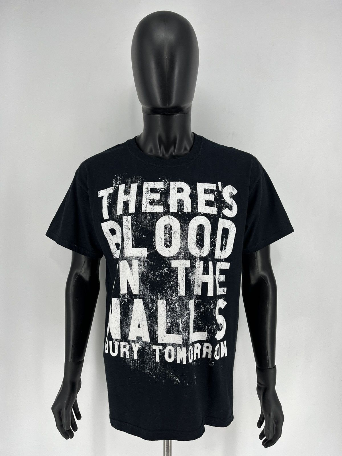Band Tees Vintage Y2K Bury Tomorrow – Bitemarks Lyrics Band Rock Stree Size US L / EU 52-54 / 3 - 2 Thumbnail