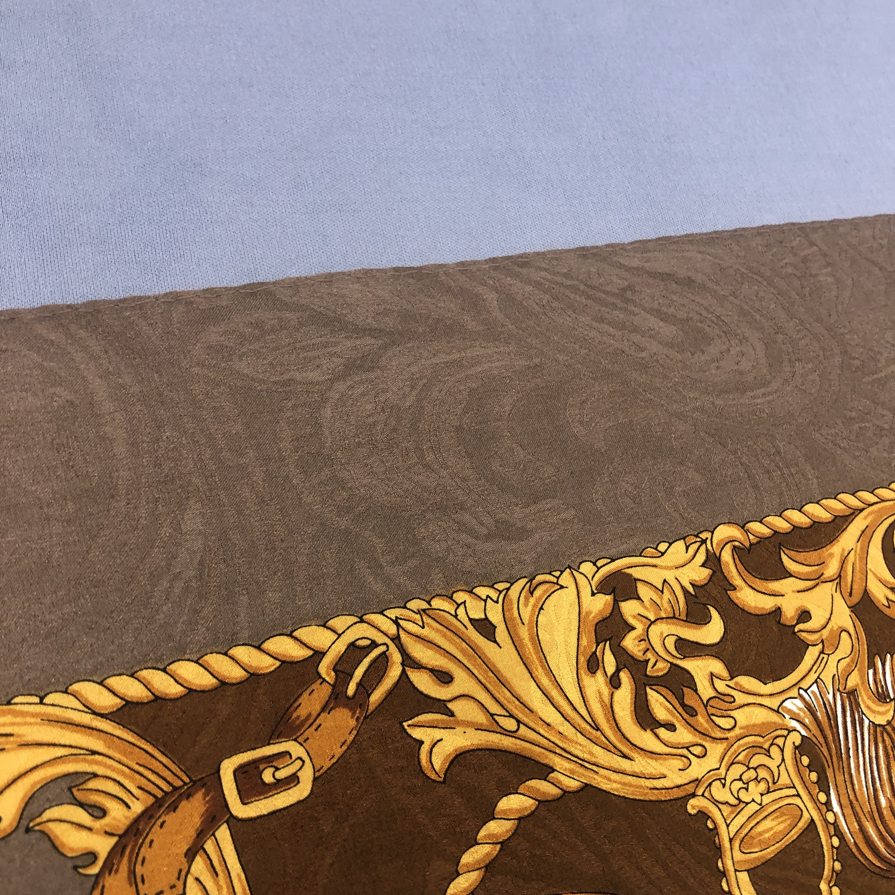 Other × Vintage Vintage SILK Scarf Twill Stole Wraps Scarves Size ONE SIZE - 14 Thumbnail