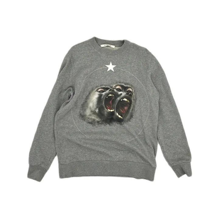 Givenchy Givenchy Givenchy Dual Monkey Star Graphic Sweatshirt -250 Size US XS / EU 42 / 0 - 1 Thumbnail