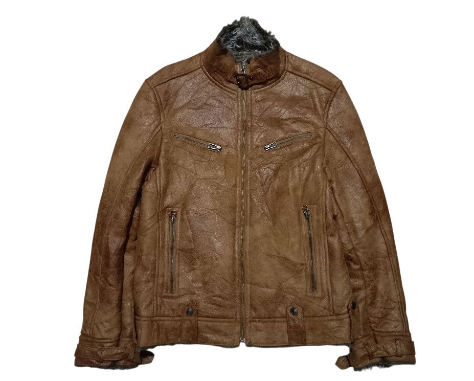semanticdesign Semantic Design Leather Shearling Riders Jacket Size US M / EU 48-50 / 2 - 3 Thumbnail