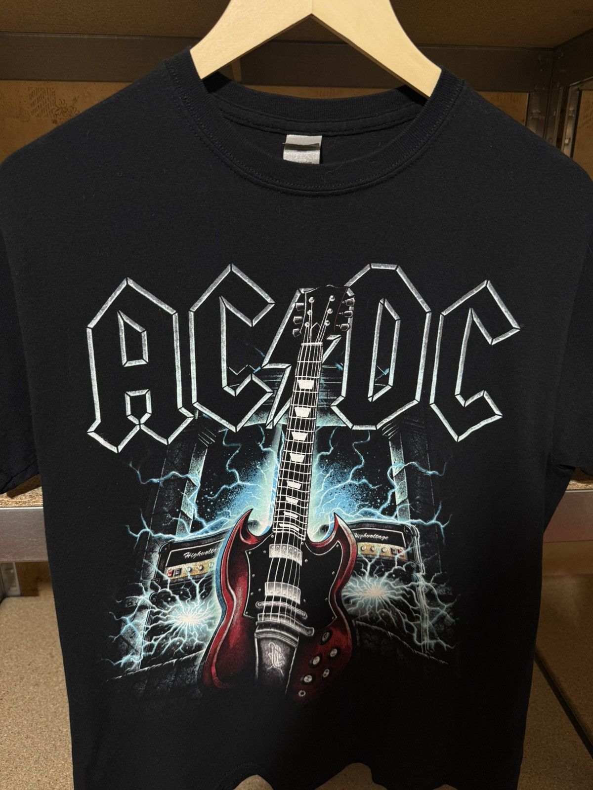 AC/DC × Band Tees Rare Vintage 2016 AC/DC Band Rock Retro T-Shirt Y2K Hype Size US M / EU 48-50 / 2 - 3 Thumbnail