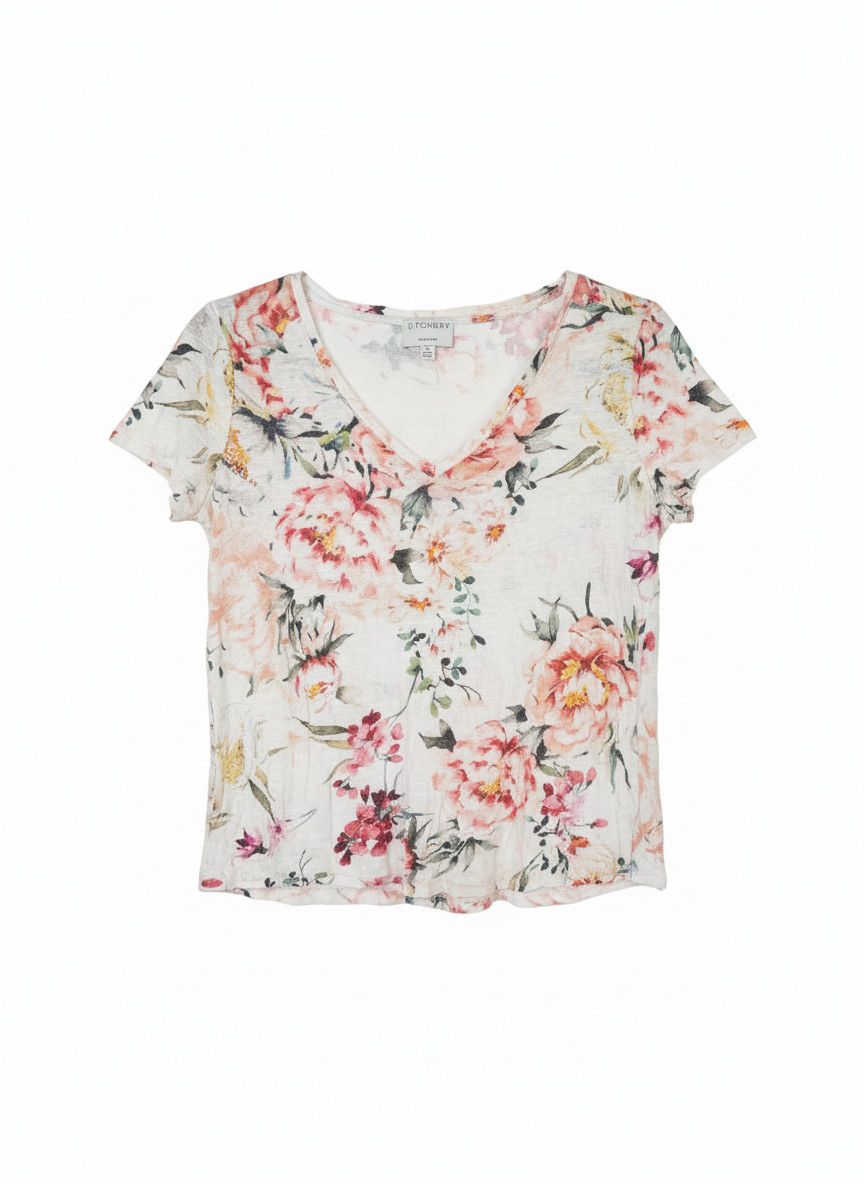 Other Witchery 100% Linen Short Sleeve Blouse Top Women's Size XS Size XS / US 0-2 / IT 36-38 - 3 Thumbnail