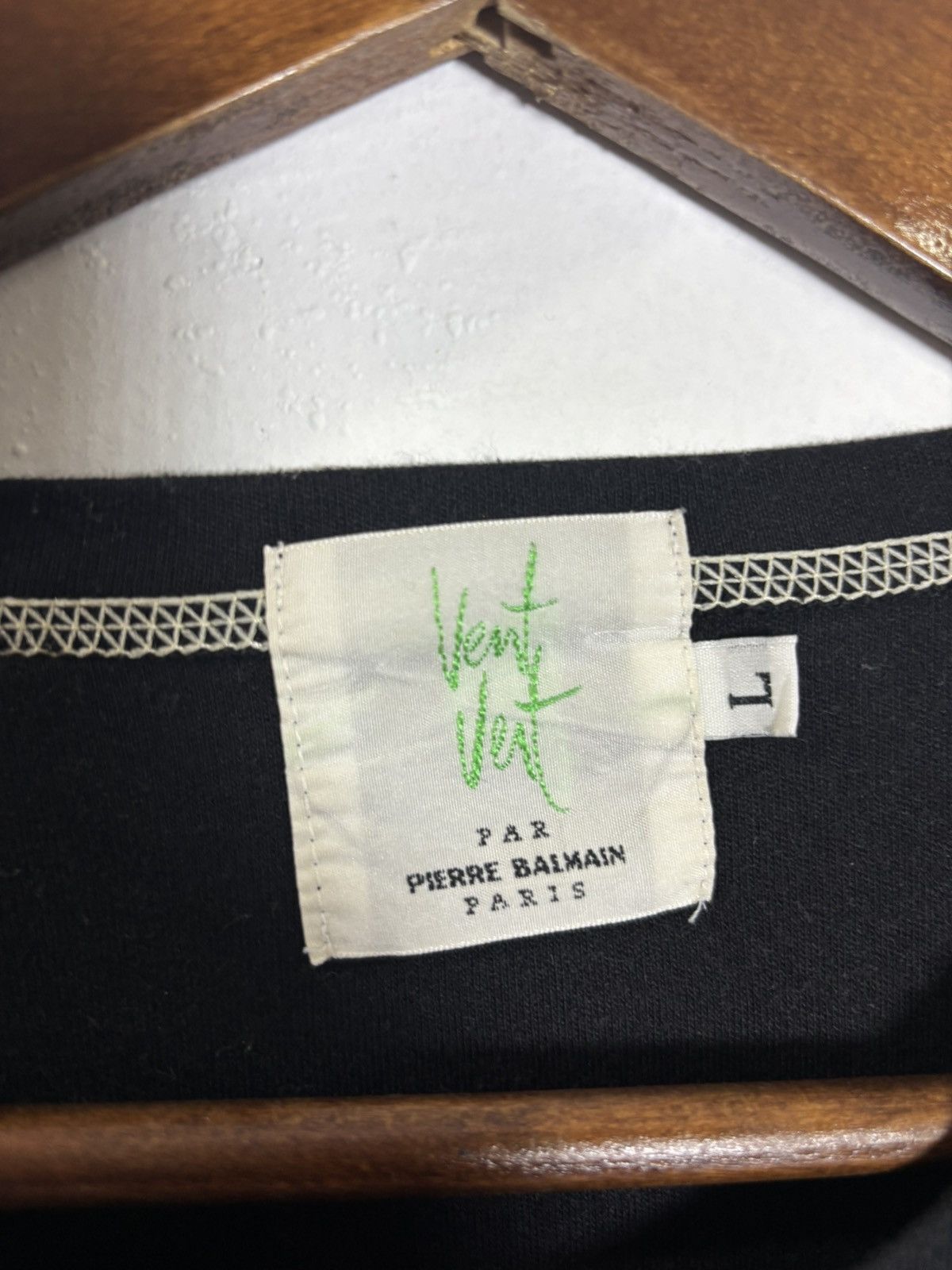 Pierre Balmain Vintage Pierre Balmain Vent Vent Longsleeve Tshirt Size US L / EU 52-54 / 3 - 3 Thumbnail