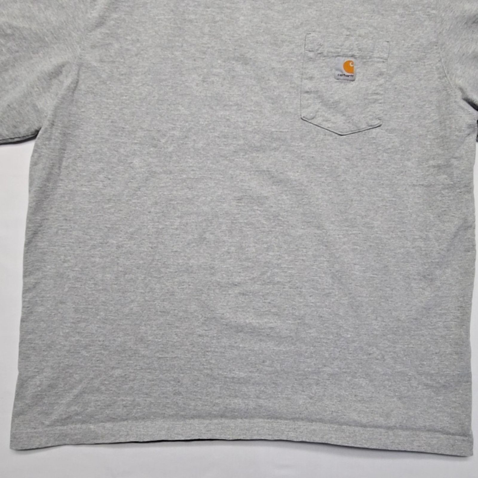 Carhartt Carhartt Pocket T-Shirt Heather Gray Mens 2XL Workwear Tee Size US XXL / EU 58 / 5 - 3 Thumbnail