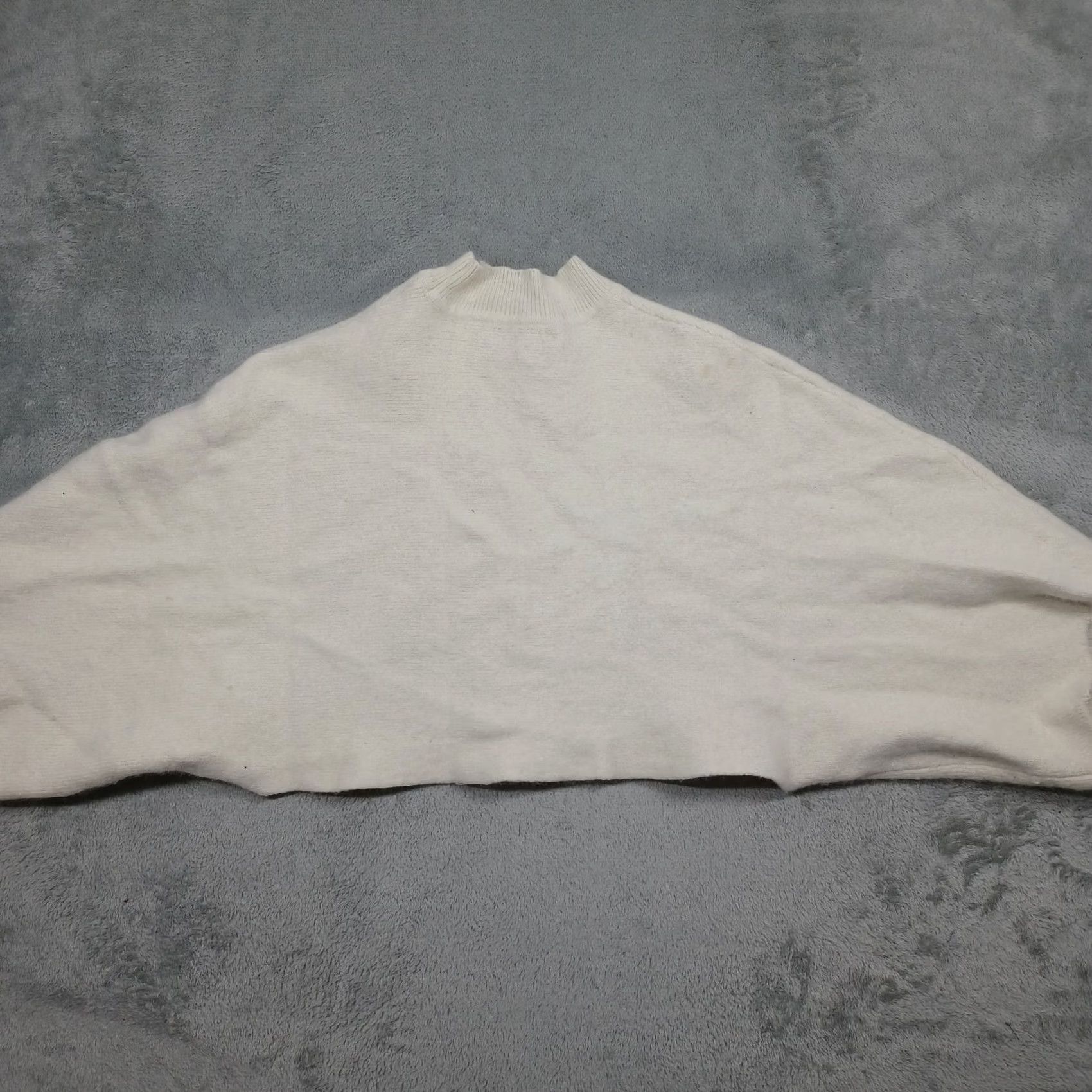 MILLY MILLY Sweater Shirt Womens Small White Wool Blend Pullover Size S / US 4 / IT 40 - 6 Thumbnail