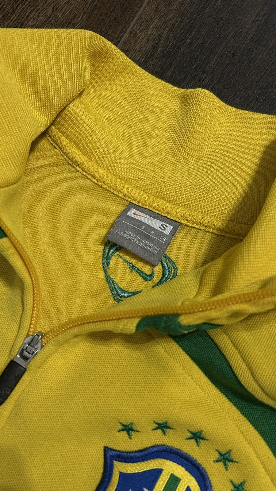 Nike Retro BRAZIL 2008 Home Jacket Nike Authentic Size US S / EU 44-46 / 1 - 3 Thumbnail