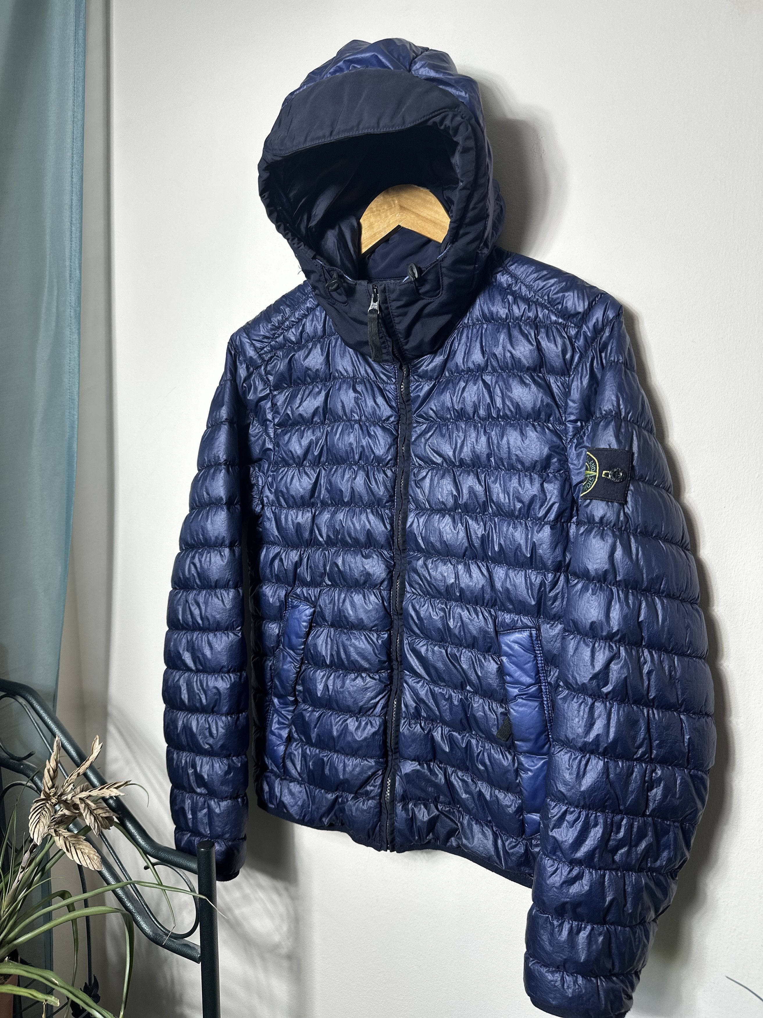 Stone Island × Vintage 2010 ARCHIVE STONE ISLAND NAVY GOOSE DOWN 