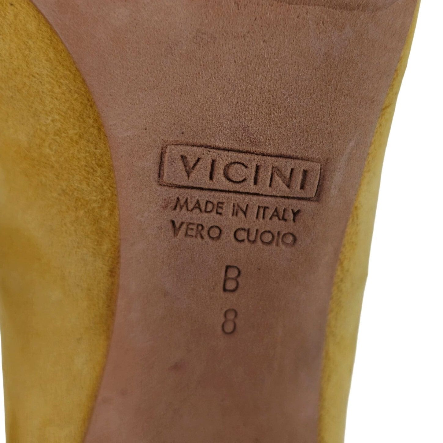 Giuseppe Zanotti Giuseppe Zanotti Italy Mustard Suede Tasseled Kitten Heels 8 Size US 8 / IT 38 - 11 Thumbnail