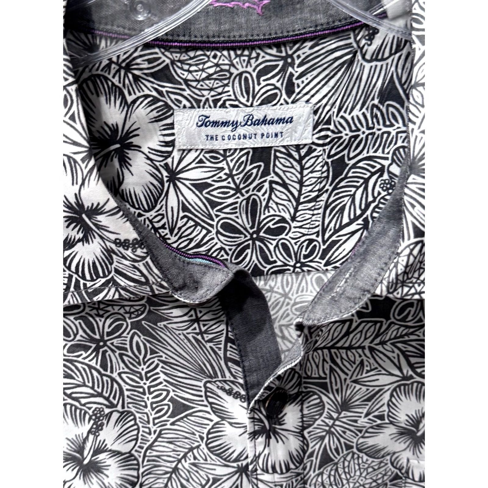 Tommy Bahama Tommy Bahama coconut Point Floral BUTTON UP SHIRT XL Mens Multicolor Long Sleeve Modern Shirt Size US XL / EU 56 / 4 - 5 Thumbnail