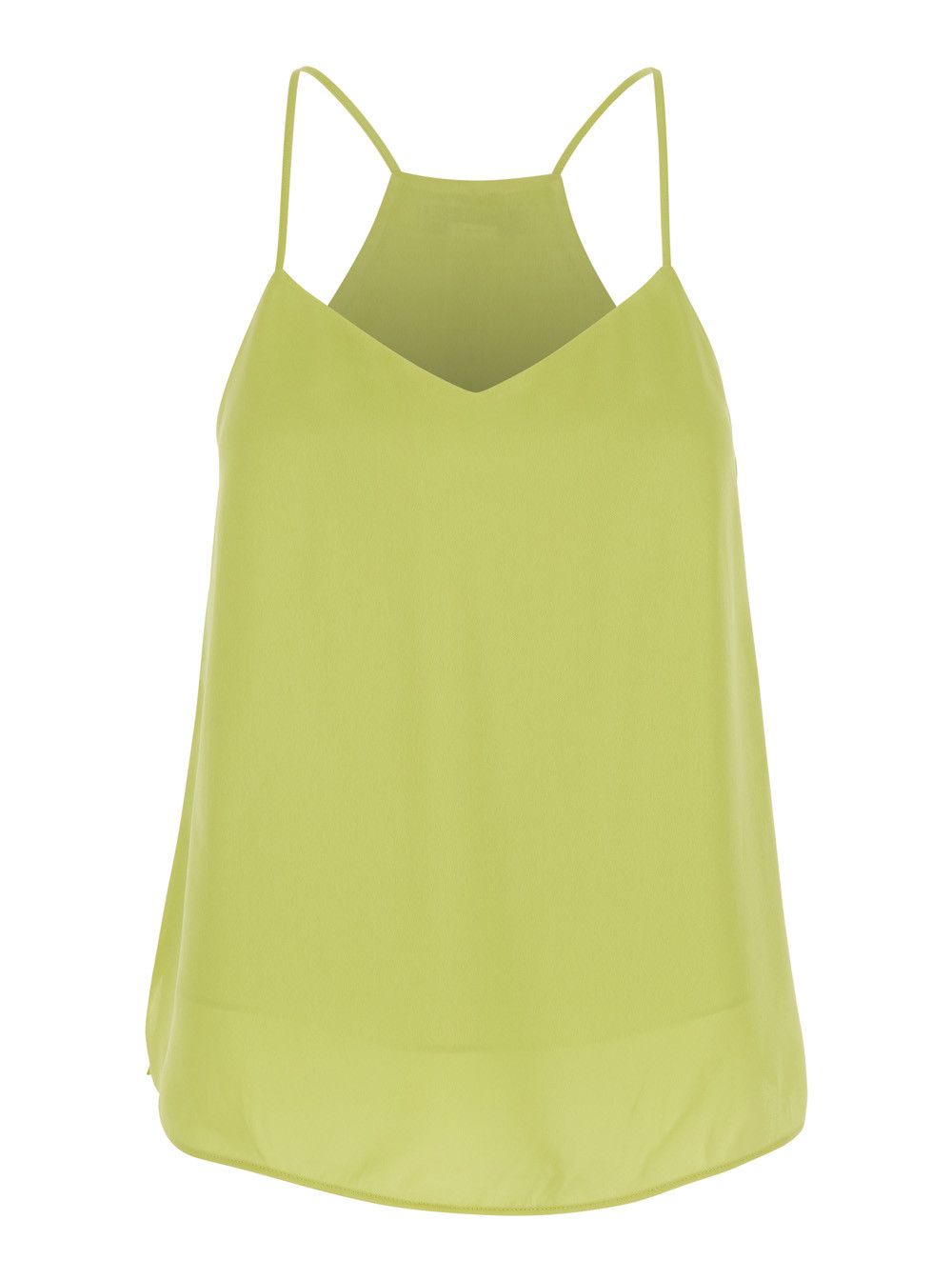 TWINSET Green Top with V-Neck in Viscose for Women Size M / US 6-8 / IT 42-44 - 1 Thumbnail