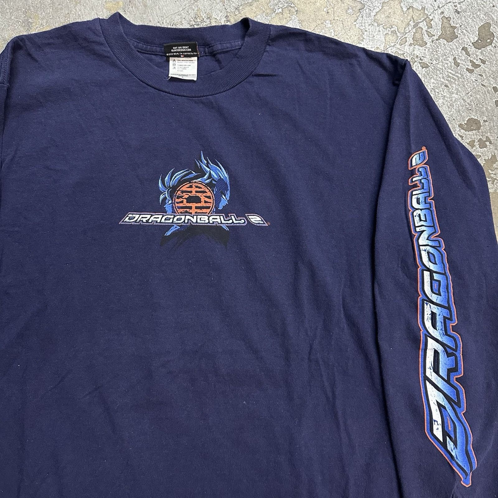 Anime × Vintage Vintage Y2K 2002 Dragon Ball Z Goku Vegeta Longsleeve Shirt Size US L / EU 52-54 / 3 - 4 Thumbnail