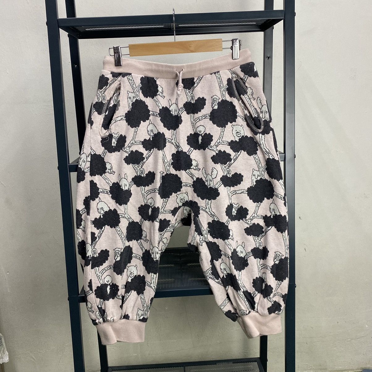 Issey Miyake × Japanese Brand × Ne-Net NE-NET FULLPRINT DROP CROTCH BAGGY 3Q PANTS Size US 32 / EU 48 - 1 Thumbnail
