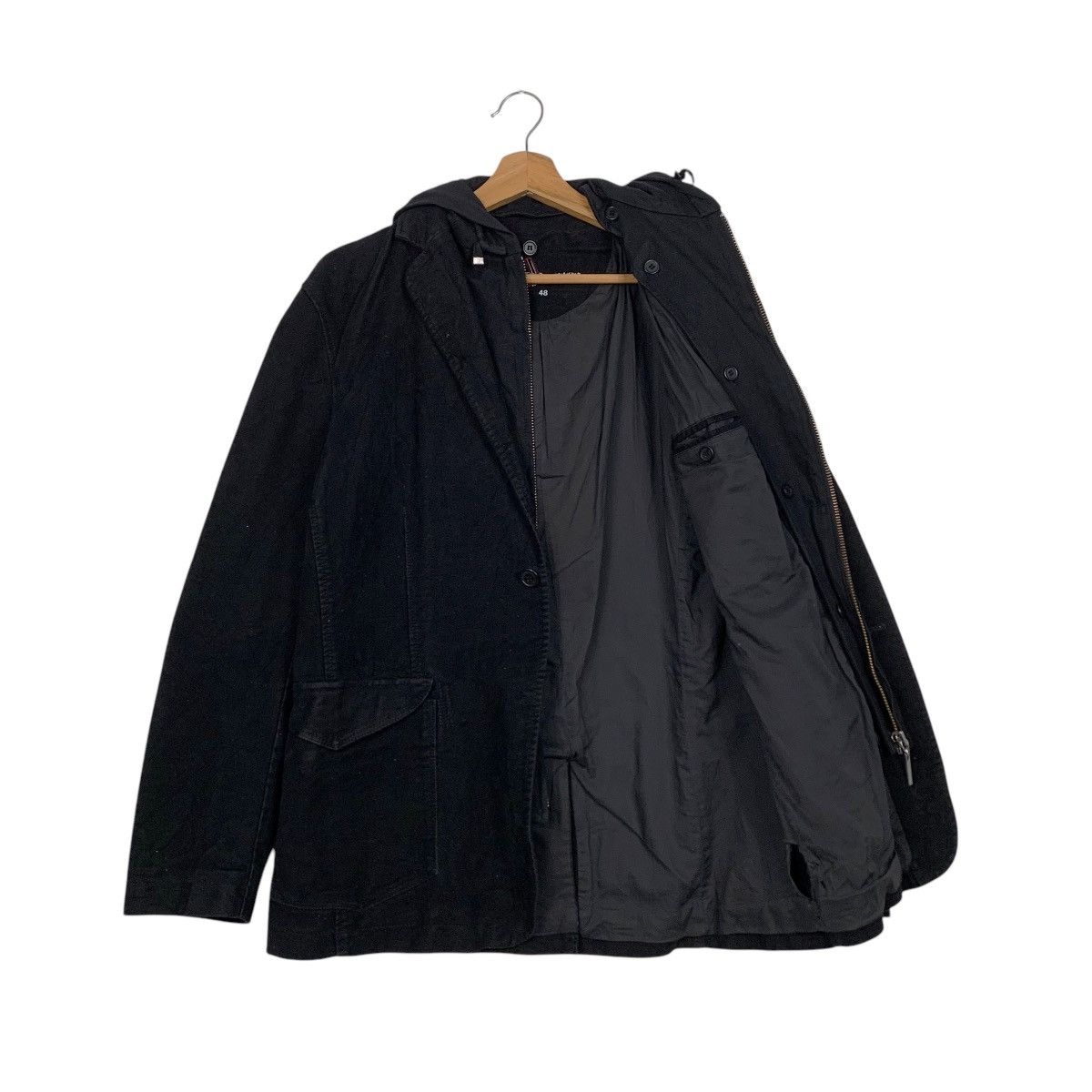 Adolfo Dominguez ☀️Adolfo Dominguez hoodie zipper button jacket Size US M / EU 48-50 / 2 - 11 Thumbnail