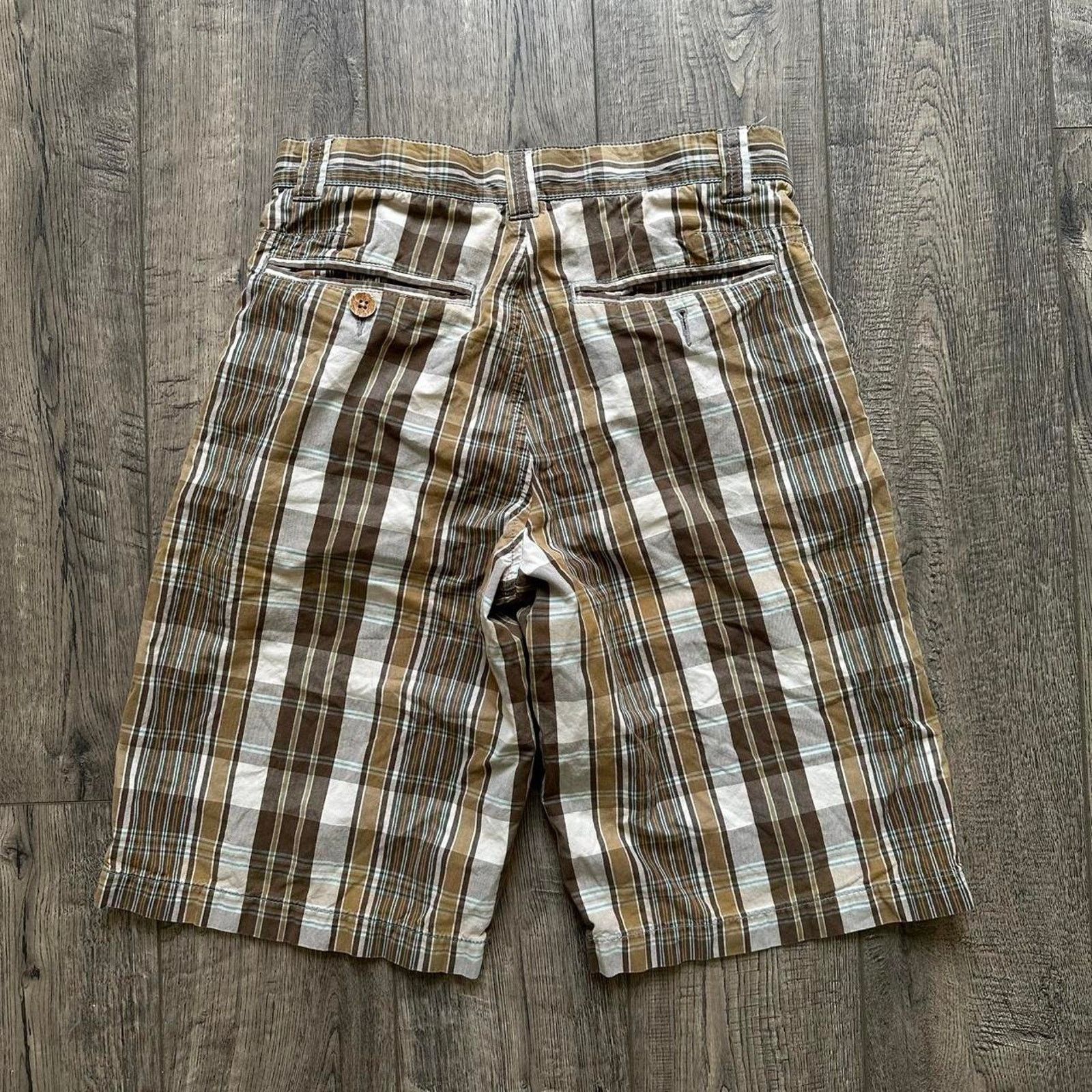 Old Navy × Vintage Vintage Y2K 00s Old Navy Basic Preppy Plaid Skater Shorts Size US 28 / EU 44 - 4 Thumbnail