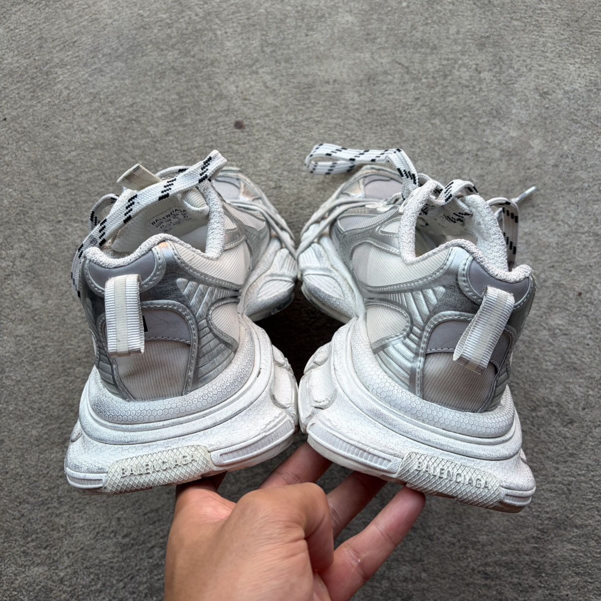 Balenciaga Balenciaga 3XL Sneaker White/Silver EU 41/US 8 Size US 8 / EU 41 - 4 Thumbnail