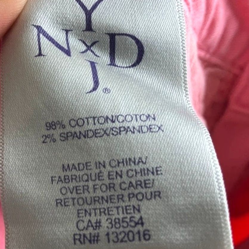 NYDJ NYDJ Jeans Pink Mid Rise Crop Lift and Tuck Technology Stretch 8 Womens Shirt (inferred) Size 30" / US 8 / IT 44 - 5 Thumbnail