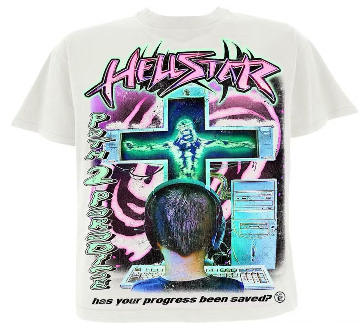 HELLSTAR HELLSTAR⭐️ CAPSULE 10 “ONLINE” Tee Sz XL BNWT *RARE* Size US XL / EU 56 / 4 - 1 Thumbnail