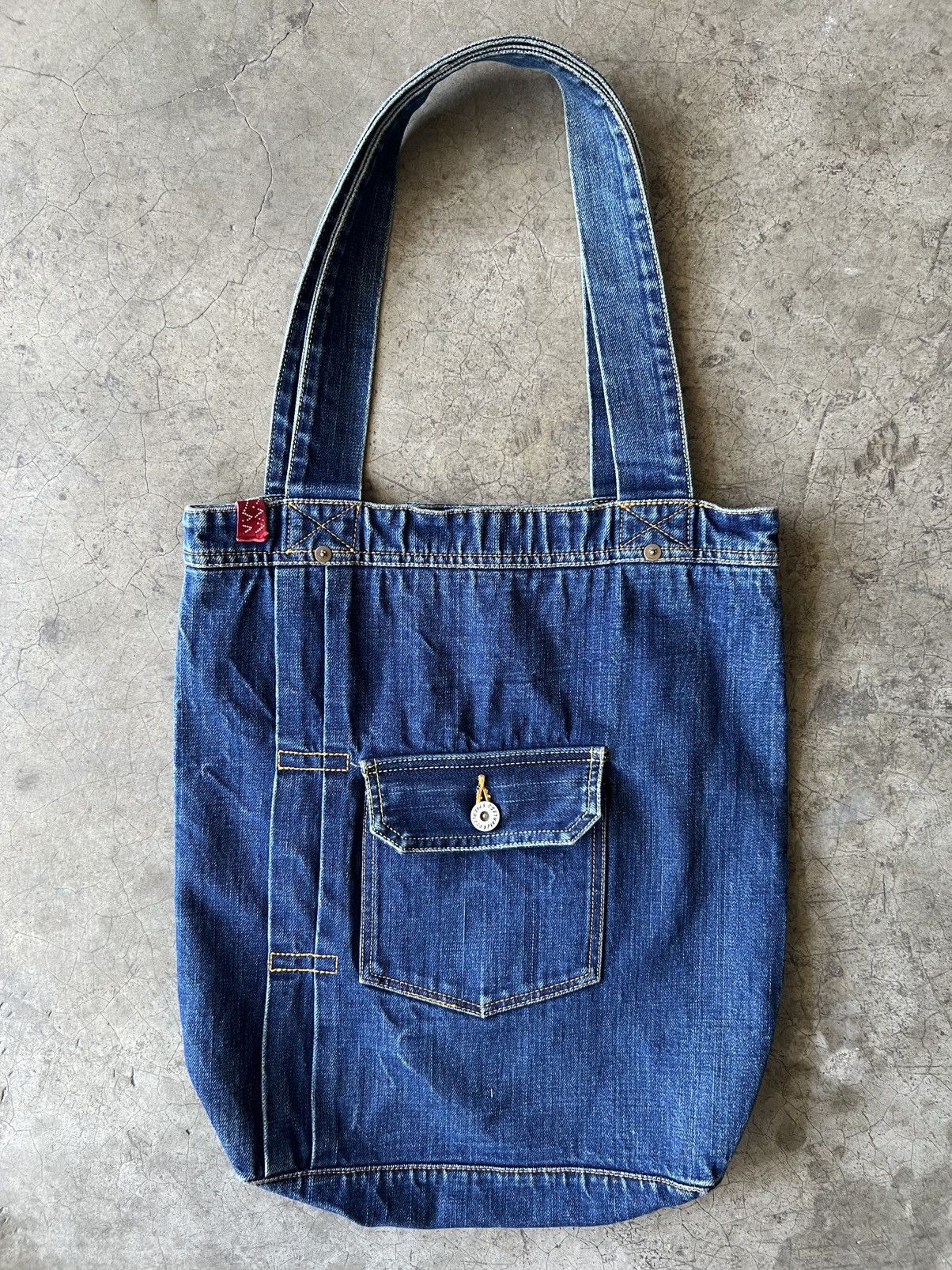 Visvim Visvim - S/S18 Dry Denim Tote Bag Size ONE SIZE - 2 Thumbnail