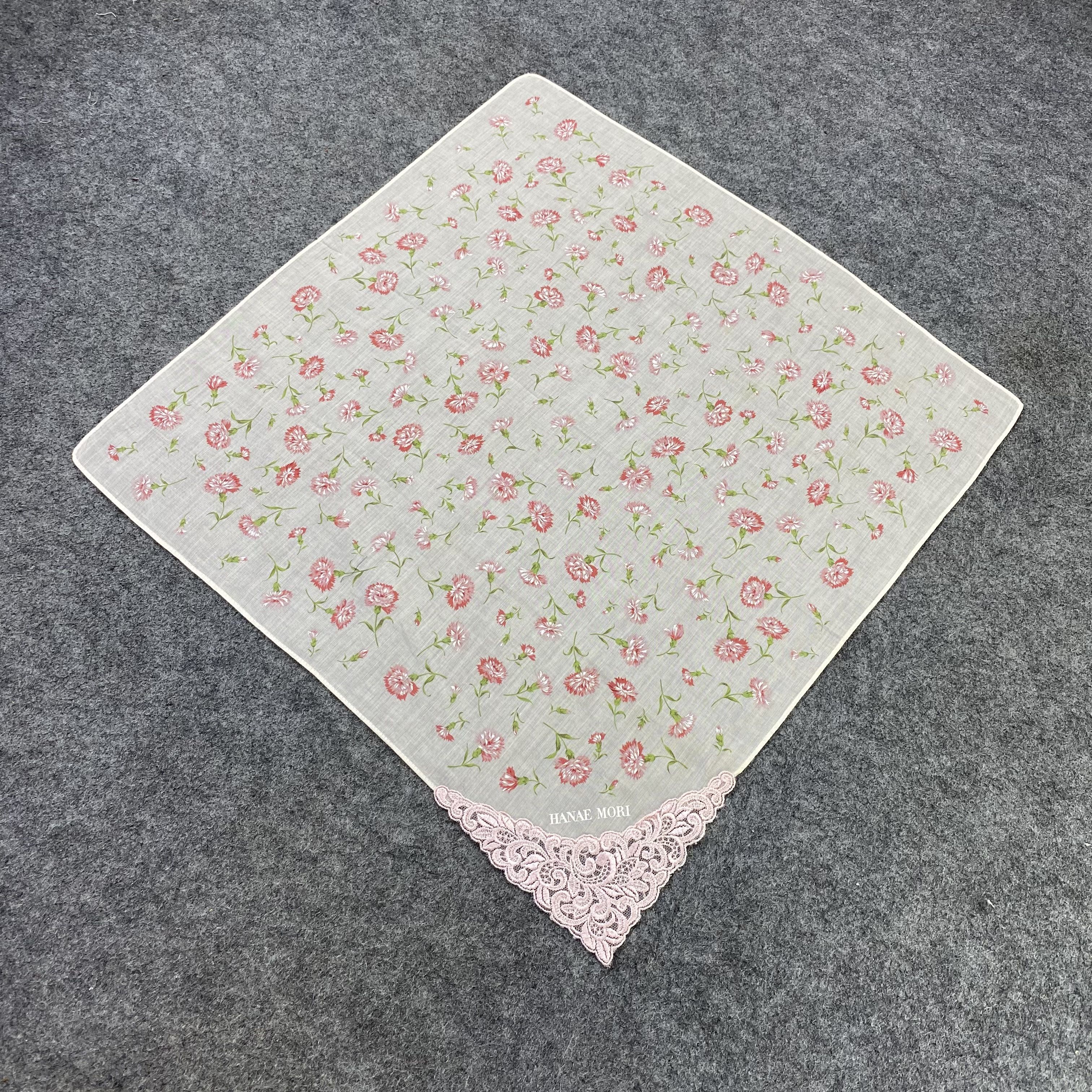 Hanae Mori Courreges Handkerchief Neckerchief Bandana H1175 Size ONE SIZE - 4 Thumbnail