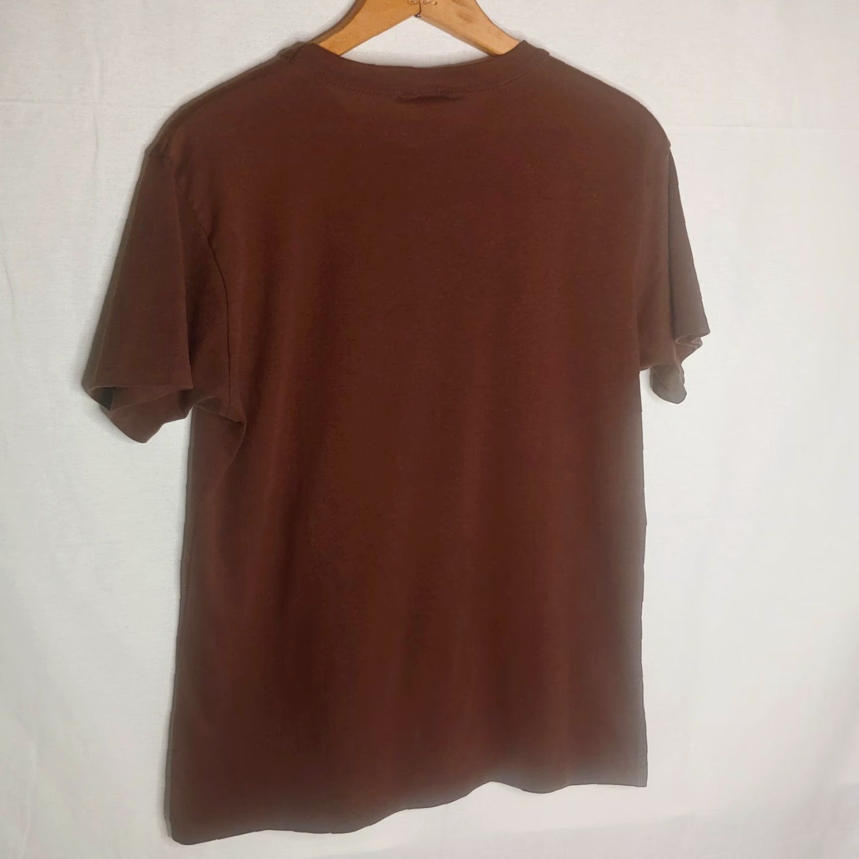 NFL VINTAGE Cleveland Browns T-Shirt Medium Browns NFL 1980s Single Stitch USA Garan Officially Licensed Men Short Sleeve Crew Neck Cotton Brown Size US M / EU 48-50 / 2 - 4 Thumbnail