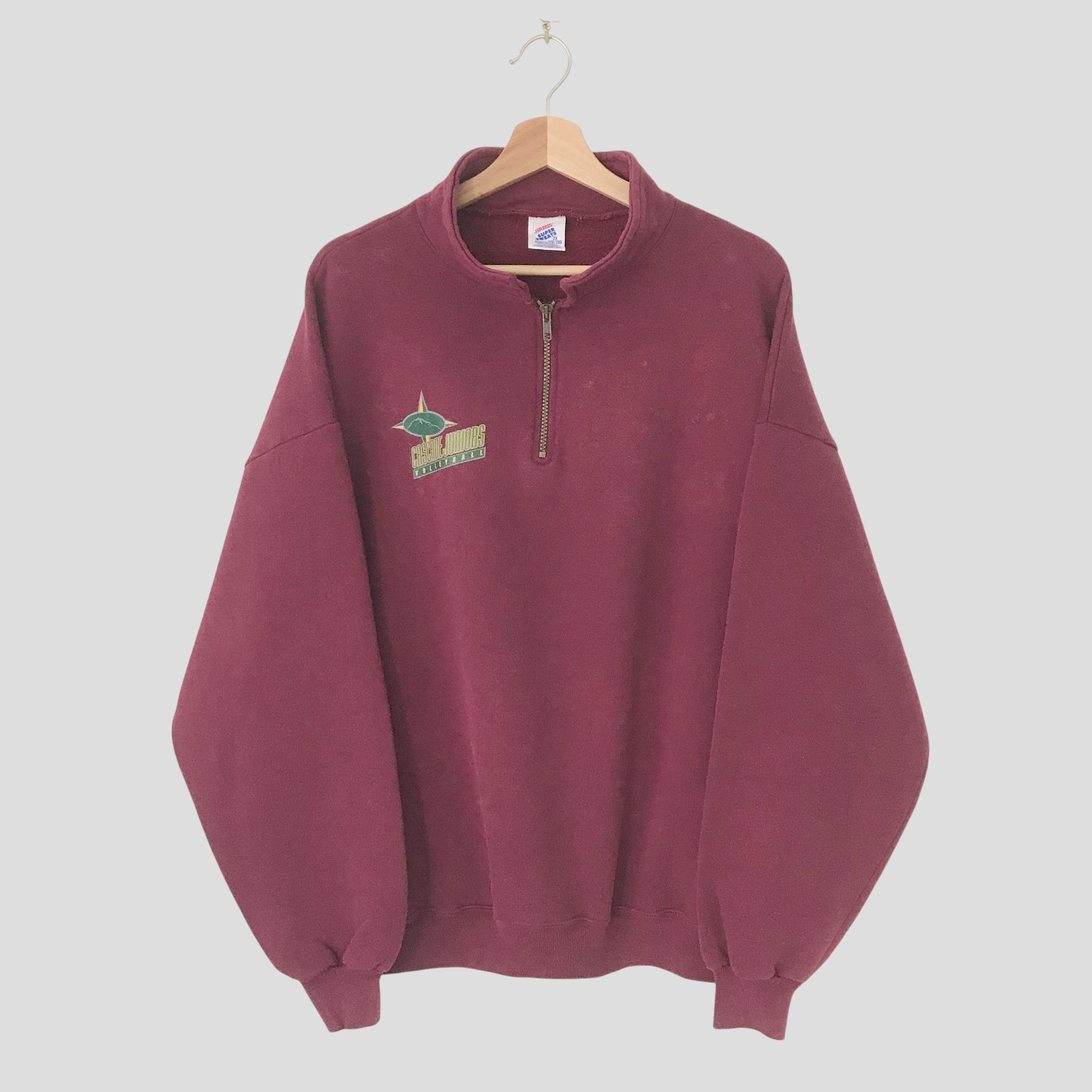 Vintage Vintage 90s Cascade Juniors Maroon - 312 Size US XL / EU 56 / 4 - 1 Thumbnail